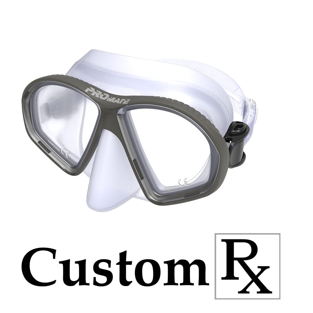 Custom Made Prescription Scuba Dive Snorkeling Mask for Adults - MK299 - Clear Vision Underwater for Swimming, Snorkeling & Scuba Diving