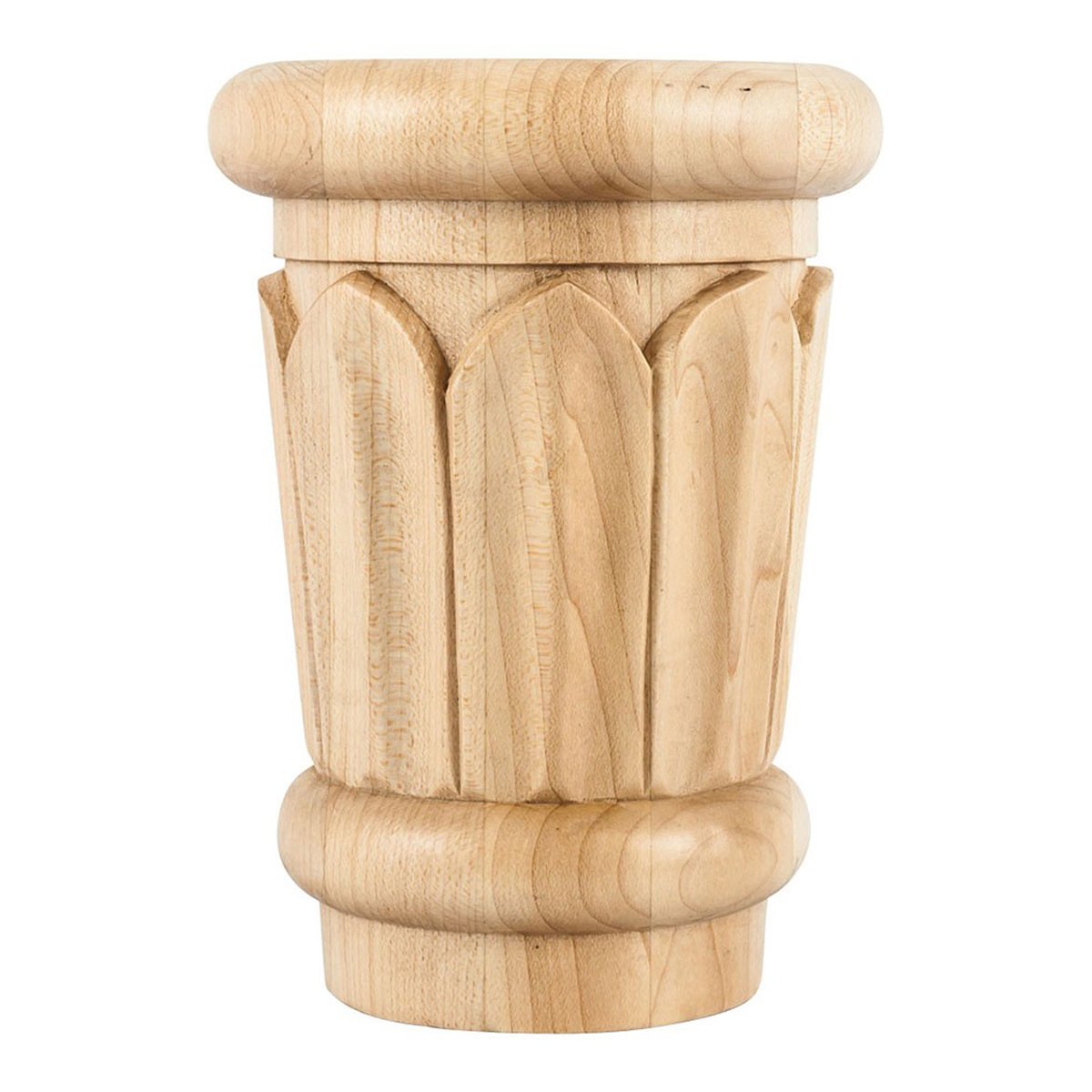 Hard Maple Reed Traditional Capital - 5 7/8