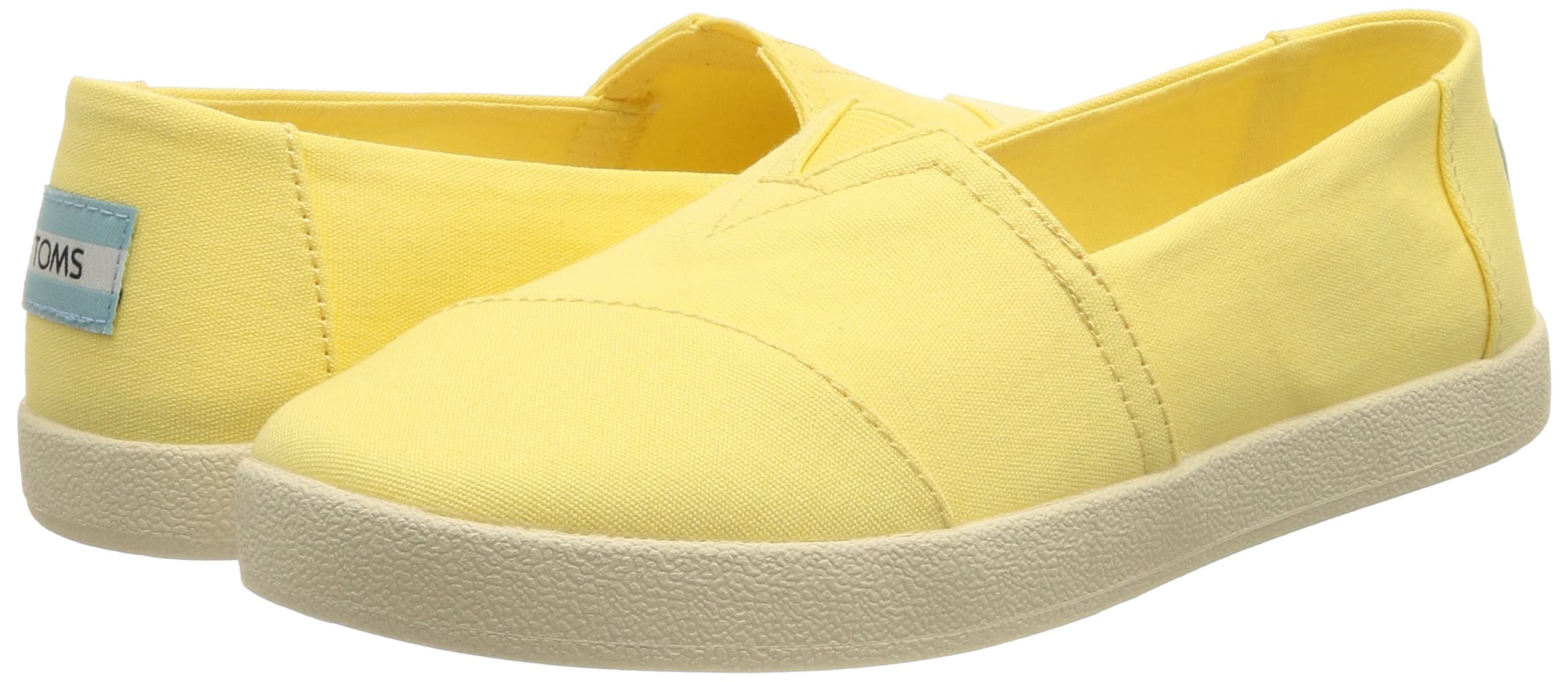 TOMS Women's Avalon Sneakers - Comfortable Casual Yellow Walking Shoes for Women | Perfect for Everyday Wear, Travel & Outdoor Activities