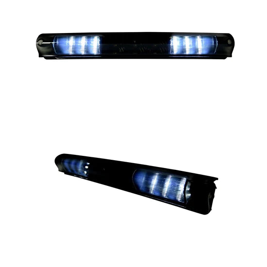 Ford F150 2007-2003 & F250 Light Duty 1997-2003 Red LED Third Brake Light Kit with White LED Cargo Lights - Smoked Lens Replacement for Pickup Trucks - Enhanced Safety & Style for Night Driving