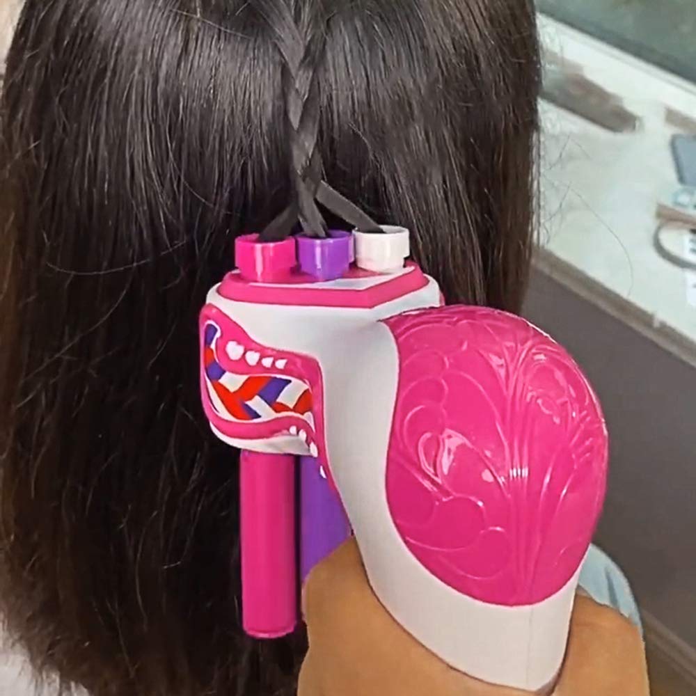 Galapara Automatic Hair Twisting Tool - Electric Hair Braider Machine with Quick Twist Rollers for Girls & Women | Perfect for Salon, Home Hairstyling & Party Looks