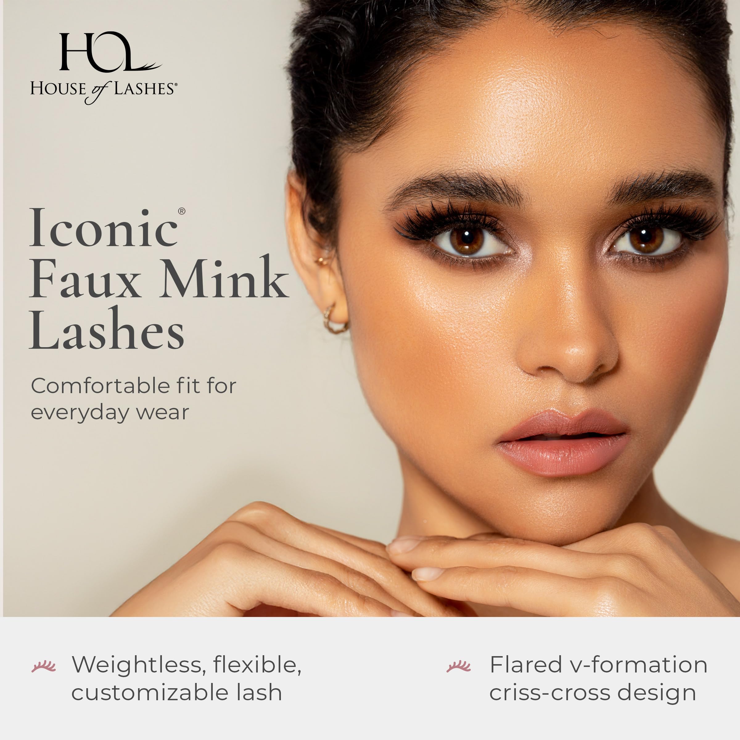 House of Lashes Iconic 3-Pack - Dramatic Eye Makeup for Parties & Events