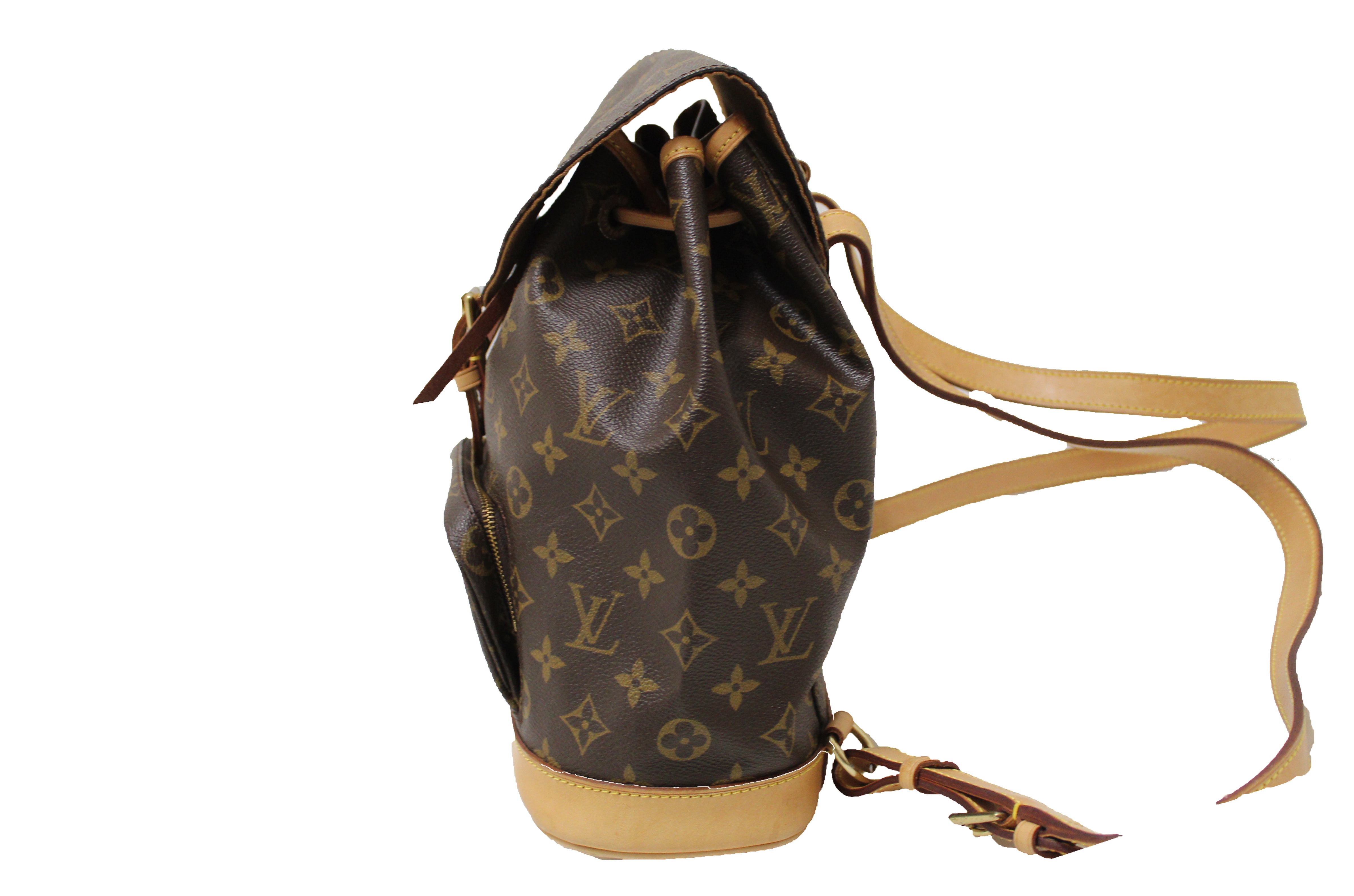 Authentic Louis Vuitton Monogram Montsouris MM Backpack - Luxury Designer Backpack for Women & Men, Perfect for Travel, Work & Everyday Use