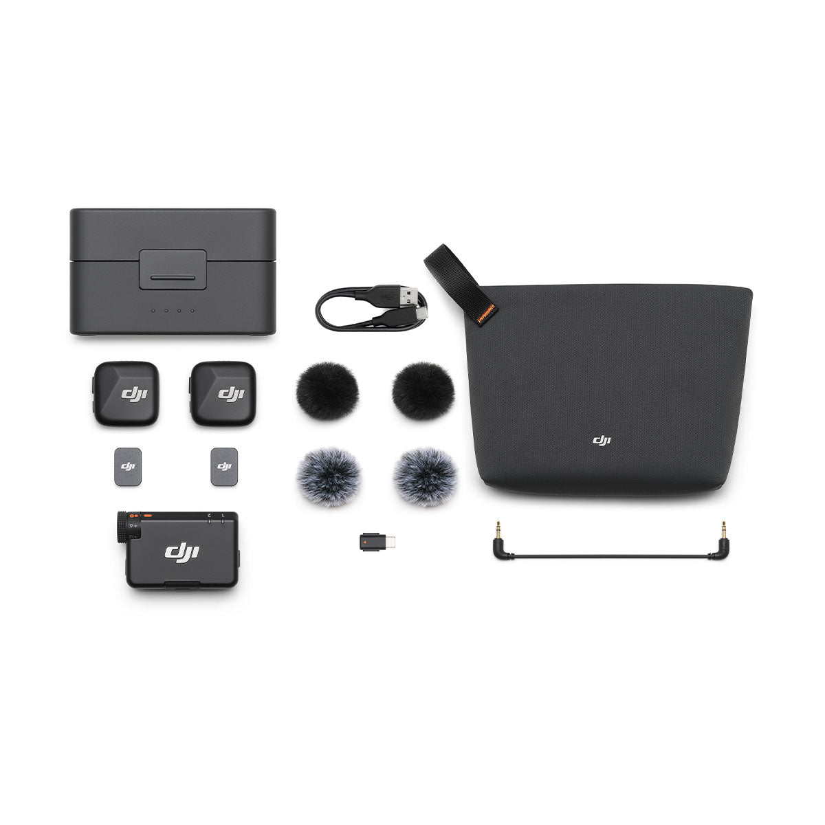 DJI Mic Mini 2-Person Wireless Microphone System for Vlogging, YouTube & Live Streaming - Compact Lavalier Mic with Noise Reduction for Content Creators