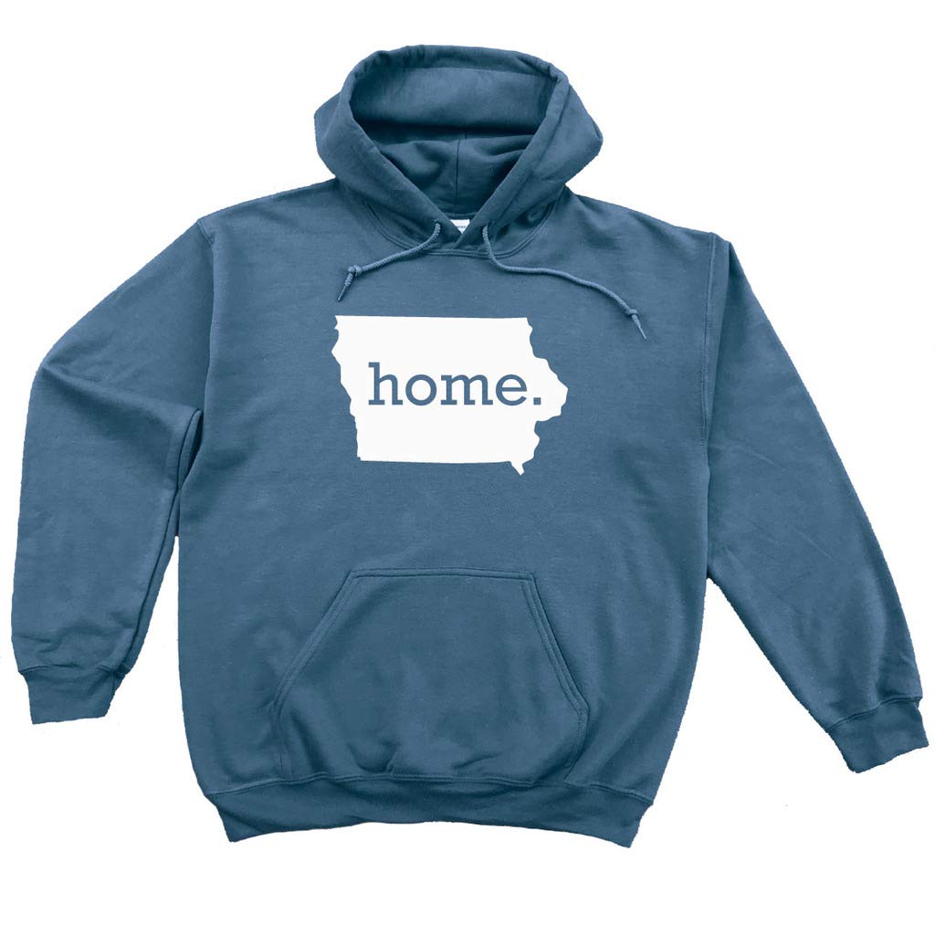 Iowa Home Hoodie Sweatshirt - Comfortable Pullover for Men & Women | Perfect for College, Gameday & Casual Wear