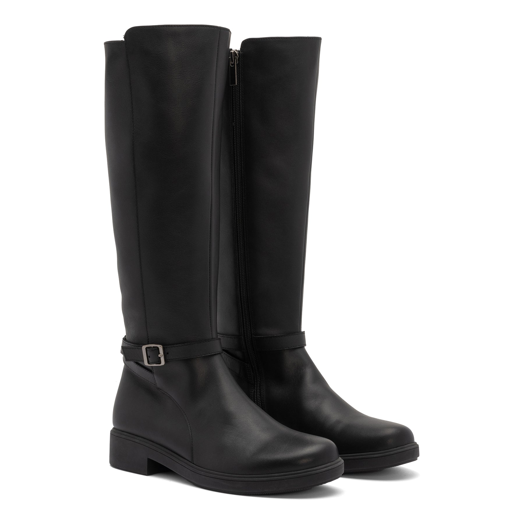 Abeo Compass Tall Black Boots for Women - Waterproof Hiking & Outdoor Adventure Shoes - Perfect for Winter, Rain & Snow Activities