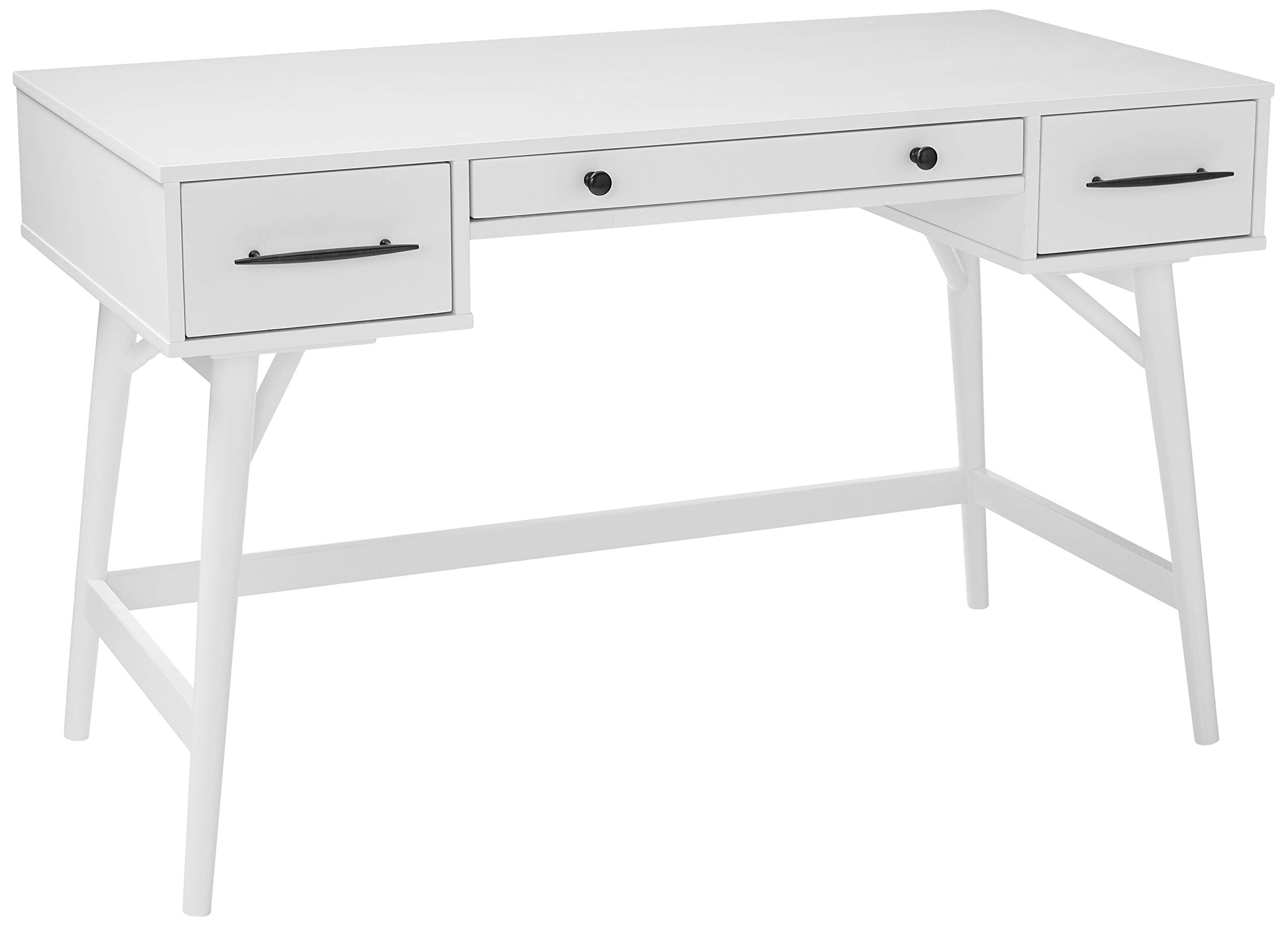 Coaster Home Furnishings Writing Desk - Modern Study Desk for Home Office, Dorm Room & Small Spaces - Sturdy Wooden Computer Desk with Drawer