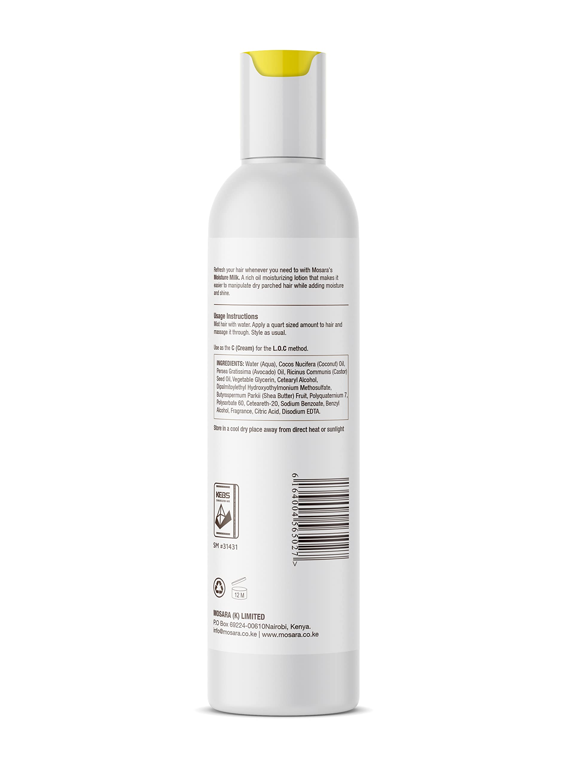 MOSARA Moisturizing Milk for Face & Body - Hydrating Lotion for Dry Skin, Sensitive Skin Care - Perfect for Daily Moisturizing Routine & Post-Shave Hydration