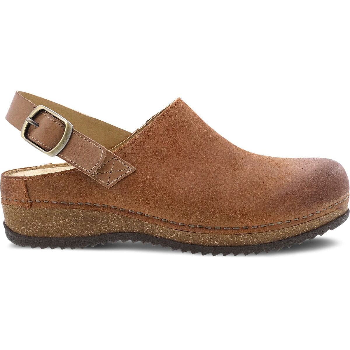 Dankso Merrin Burnished Suede Clogs for Women - Comfortable Slip-Resistant Shoes for Nurses & Healthcare Workers - Perfect for Hospital Shifts & All-Day Wear
