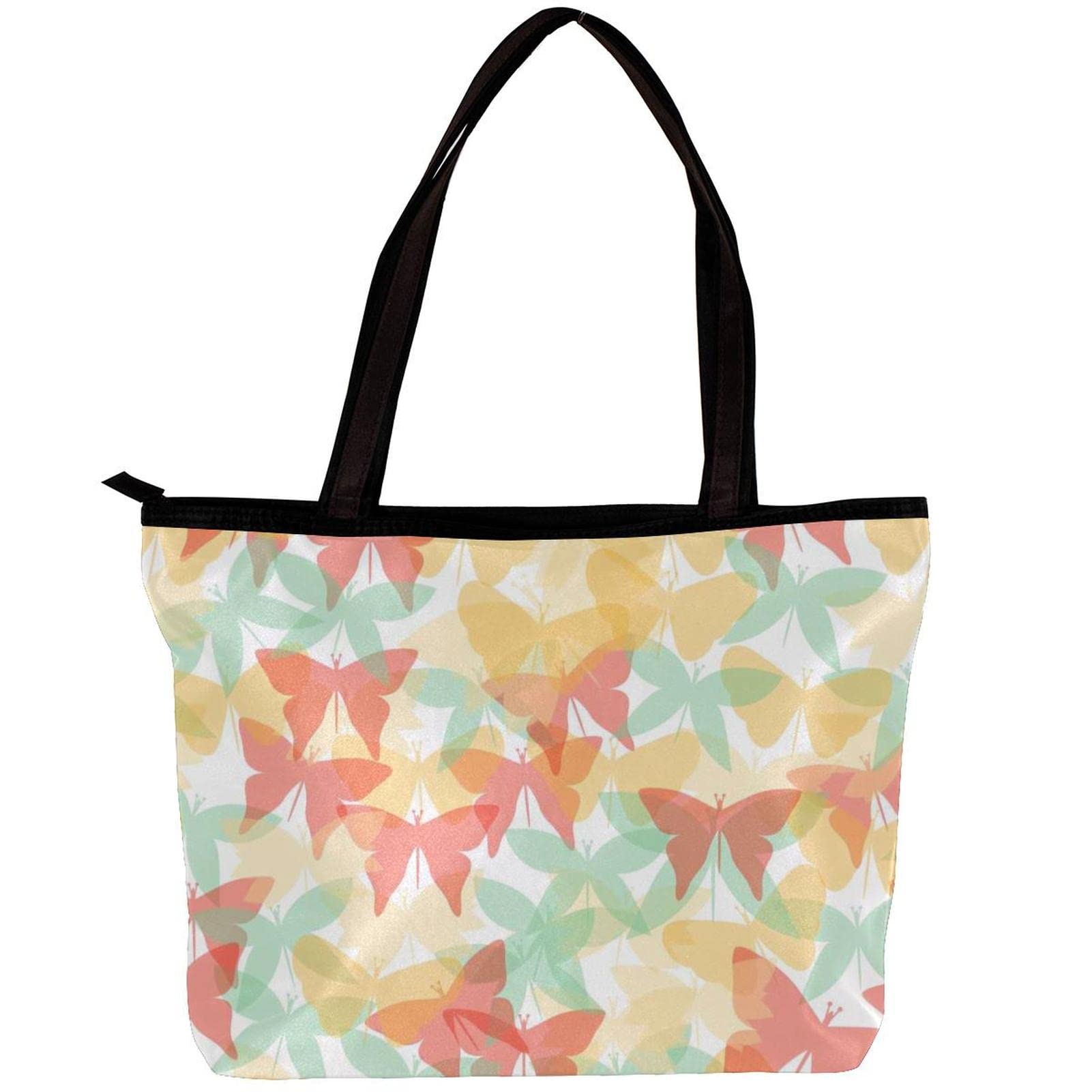 Elegant Watercolor Floral Tote Bag for Women - Stylish Shoulder Handbag with Inner Pouch | Perfect for Work, Shopping & Travel Accessories