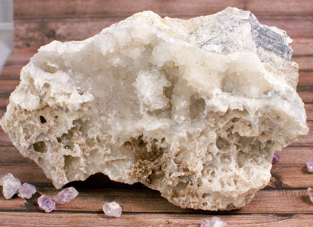 Natural Bulgarian Quartz with Calcite - Healing Crystal for Meditation, Energy Work & Home Decor | Spiritual Growth & Positive Vibes