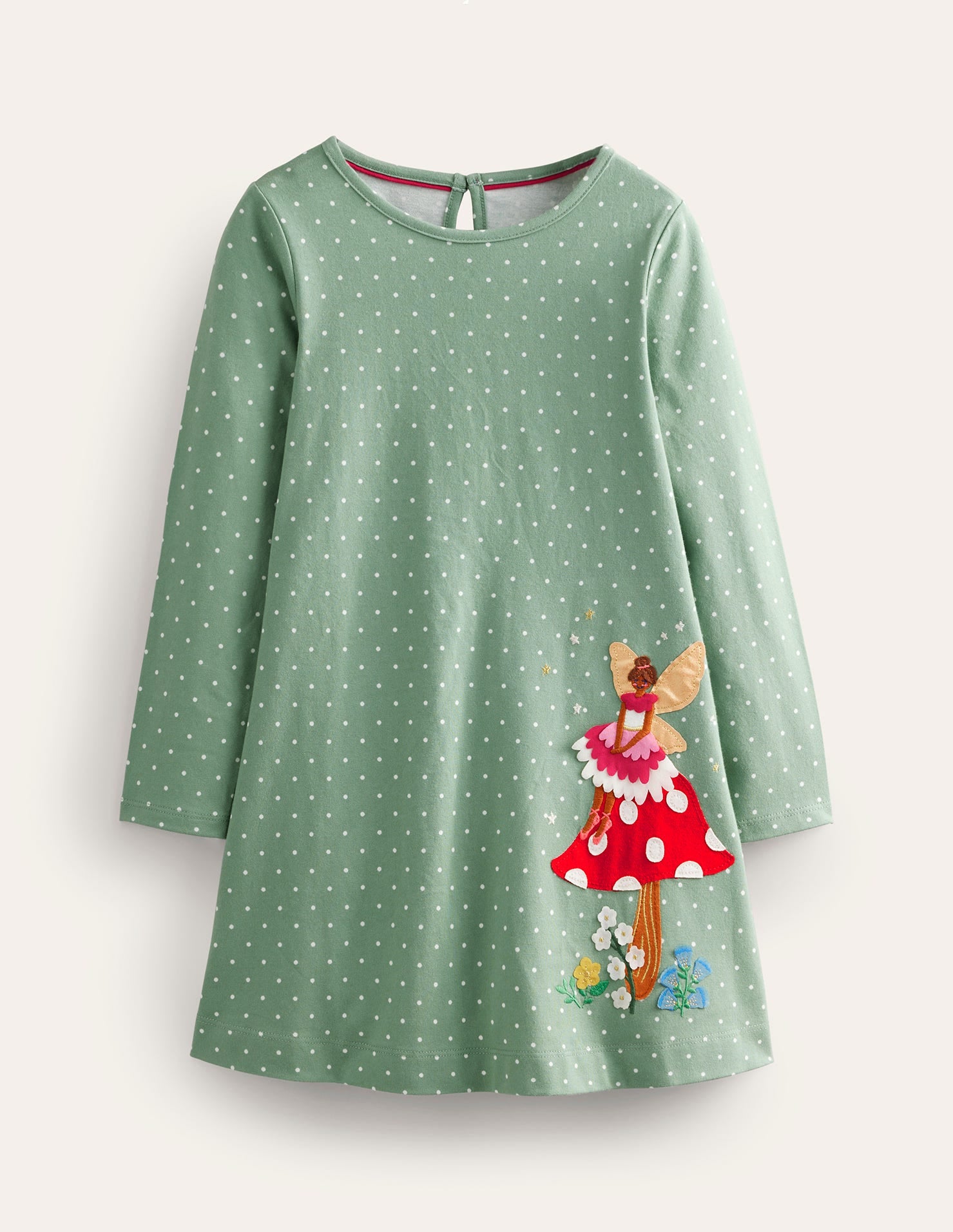 Elegant Green Smoke Fairy Appliqué Dress for Women | Boho Chic Maxi Dress for Parties & Special Occasions