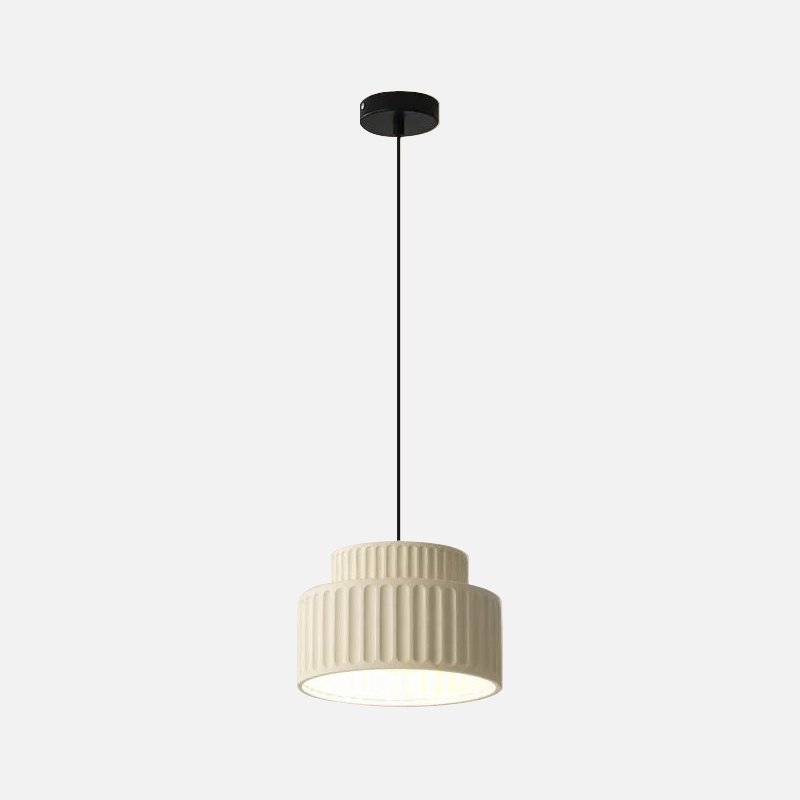 Batiste Rigged Texture LED Pendant Light - Modern Industrial Ceiling Lighting for Kitchen Island, Dining Room & Bedroom
