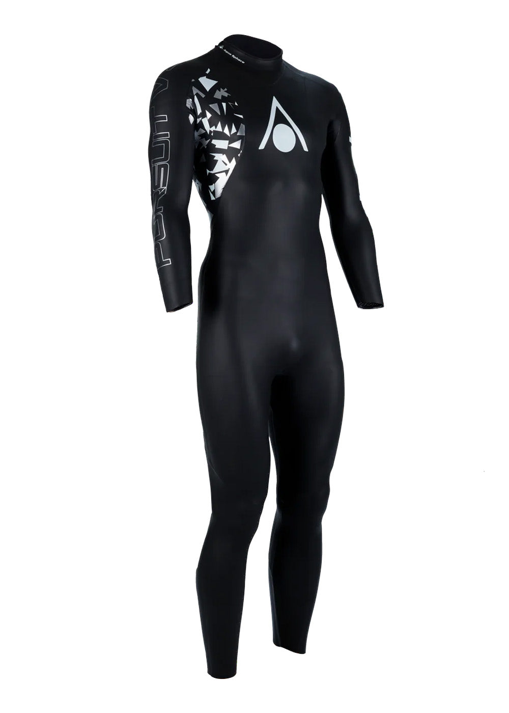 AquaSphere Men's Pursuit V3 Triathlon Wetsuit - Premium Neoprene Swim Suit for Open Water Swimming & Triathlon Training