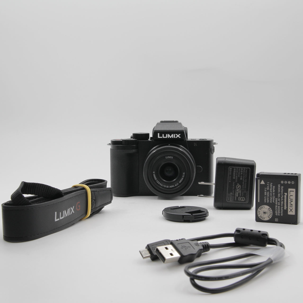 Open Box Panasonic Lumix DC G100 Mirrorless Digital Camera with 12-32mm Lens - Perfect for Vlogging, Travel Photography & Content Creation