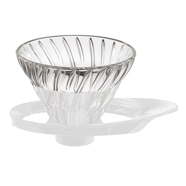 Hario V60 Glass Coffee Dripper - Perfect for Pour Over Brewing at Home, Office, or Travel