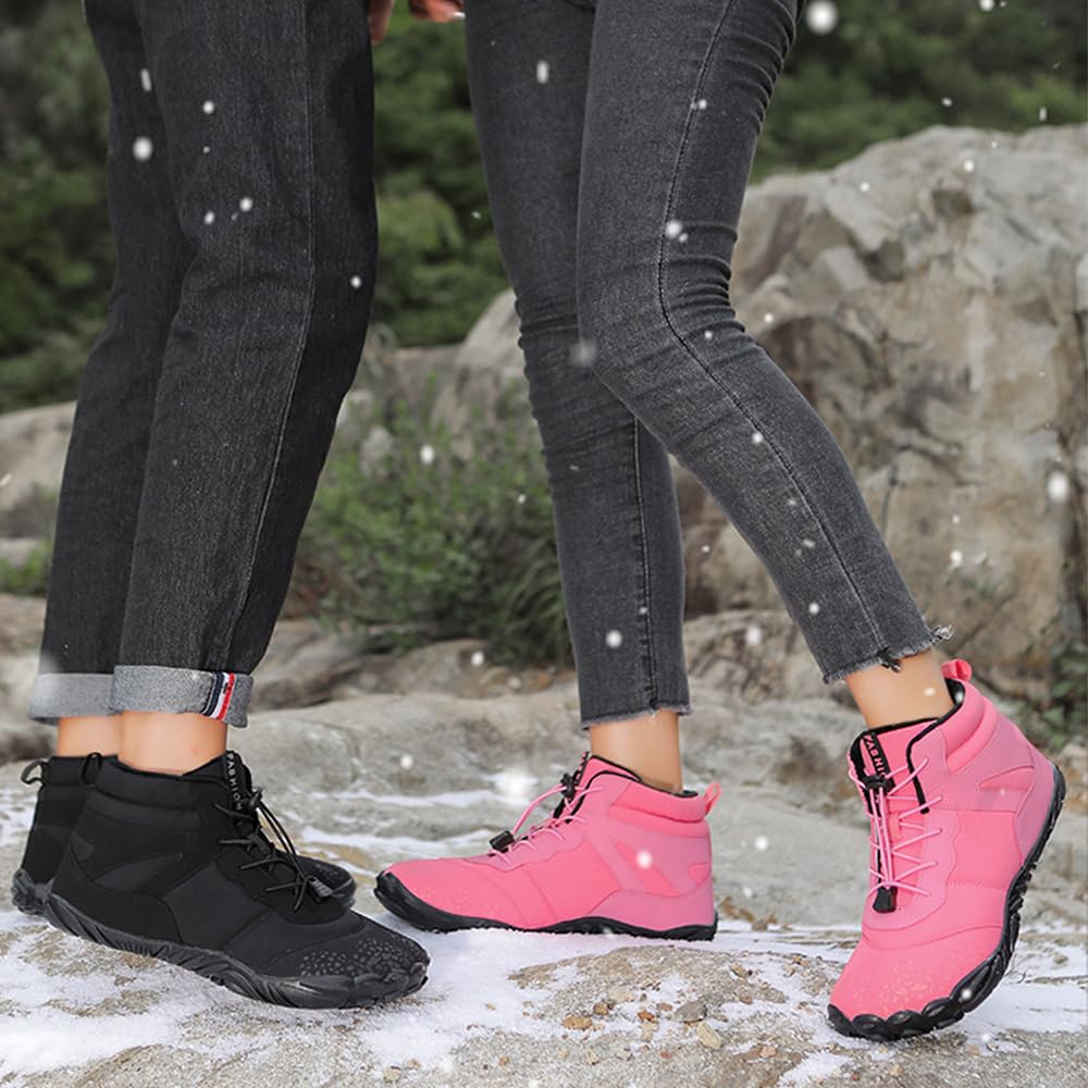 Cenbini Barefoot Hiking Shoes for Women & Men - Wide Toe Trail Running Boots for Winter & Summer - Minimalist Outdoor Adventure Footwear for Trekking, Camping and Travel