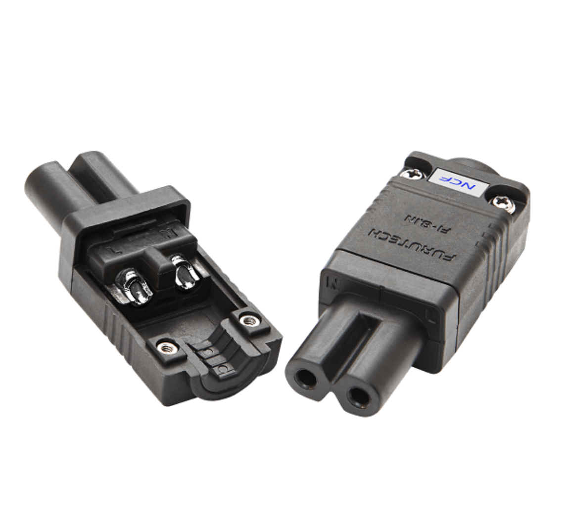 Furutech FI 8.1 NCF High Performance Slim C7 IEC Power Connector - Premium Audio & Home Theater Equipment Upgrade for Enhanced Sound Quality