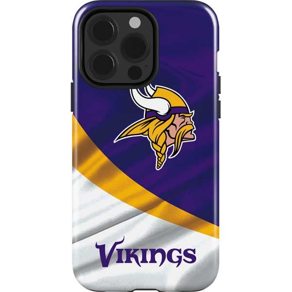Skinit Impact Phone Case for iPhone 13 Pro - Officially Licensed NFL Minnesota Vikings Design | Durable Protection for Everyday Use & Game Days