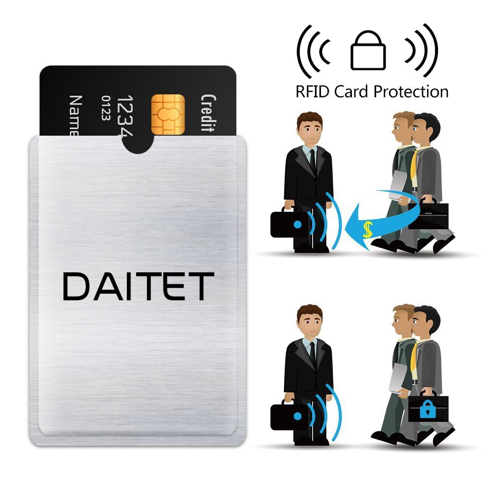 RFID Blocking Sleeves - 10 Credit Card Protectors & 4 Passport Holders Set | Anti-Theft Leather Wallet for Men & Women | Perfect for Travel, Business & Daily Use