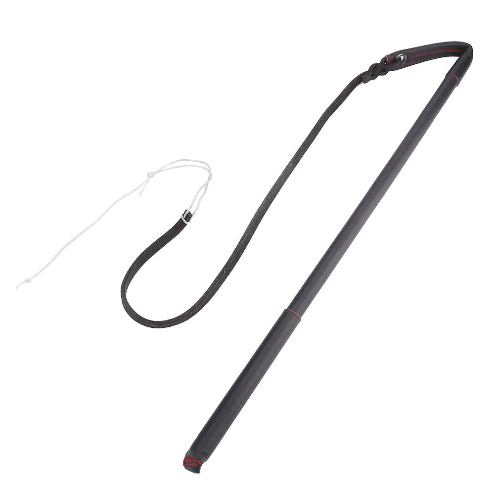 Premium Dog Training Whip - Artificial Cowhide Agitation Stick with Comfort Grip Handle for Medium & Large Dogs | Professional Obedience Tool for Behavior Correction, Agility Training & Outdoor Exercises