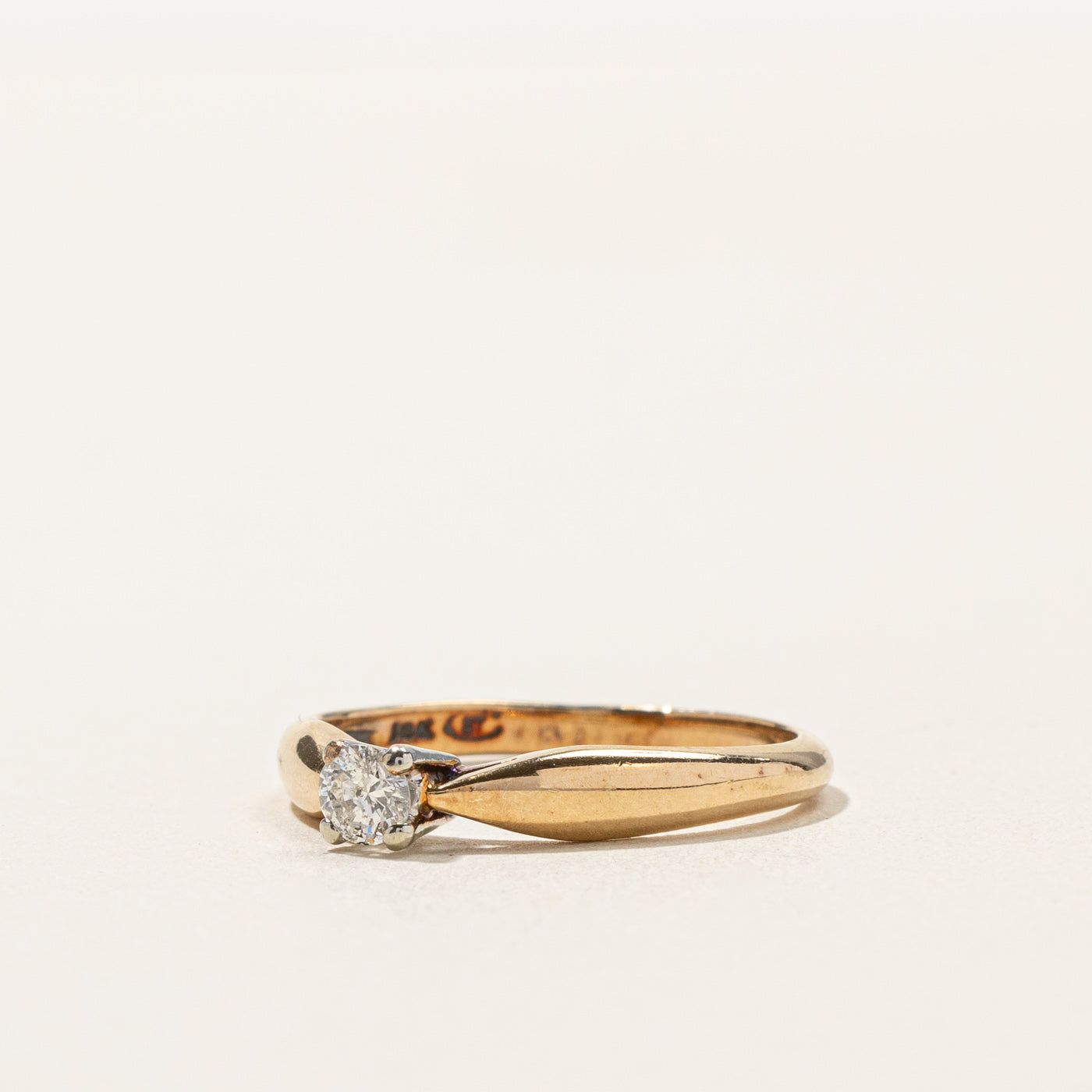 0.15ct Solitaire Diamond Ring for Women - Size 6 | Classic Engagement & Wedding Band | Perfect for Proposals, Anniversaries & Special Occasions