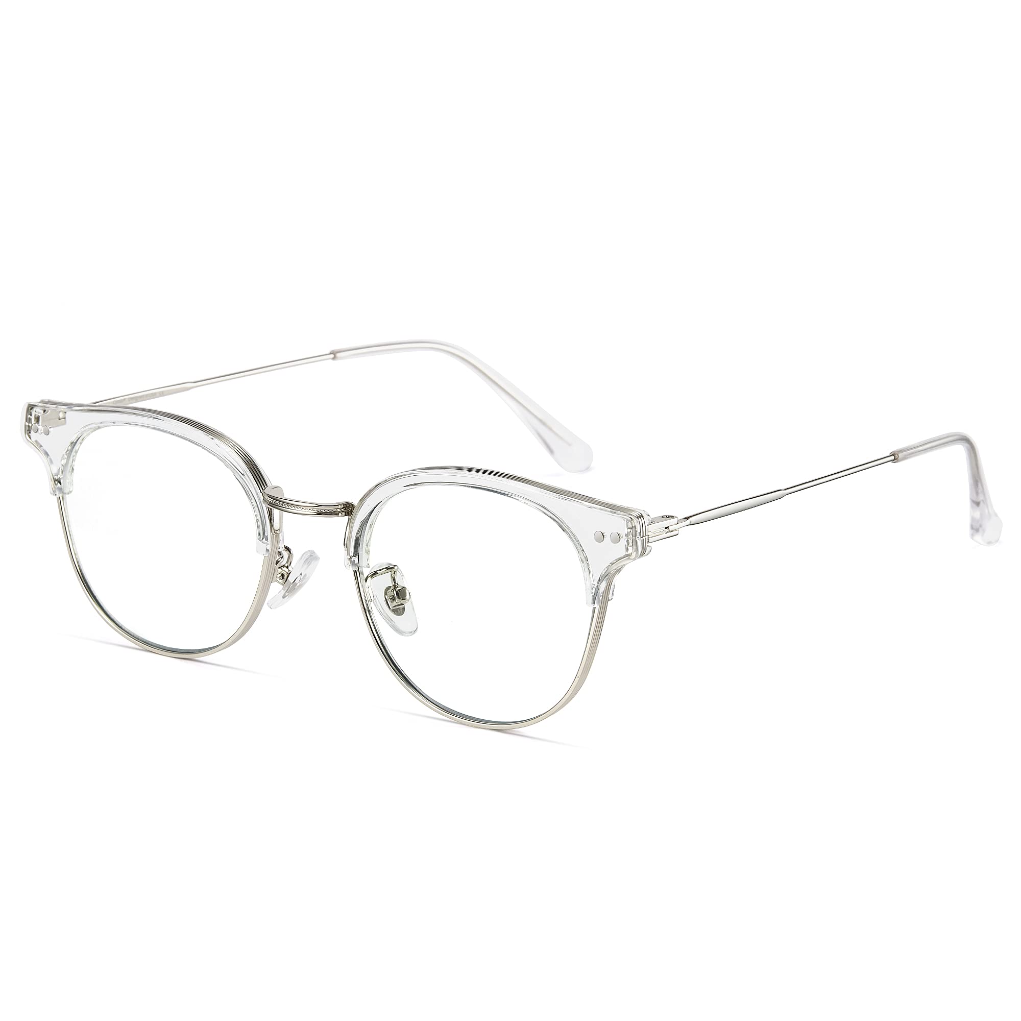 Cyxus Blue Light Blocking Glasses - Clear Lens Anti Glare Computer Glasses for Gaming, Reading & Office Work - Reduce Eye Strain for PC, Laptop & Digital Screen Use