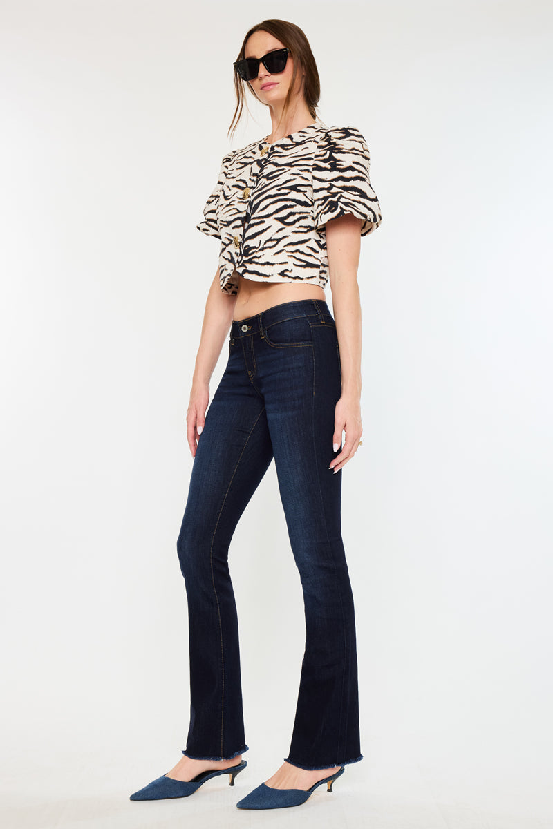Anne Essentials Low Rise Bootcut Jeans for Women - Stretch Denim Pants, Comfortable & Flattering Fit - Perfect for Casual Wear, Office & Night Out
