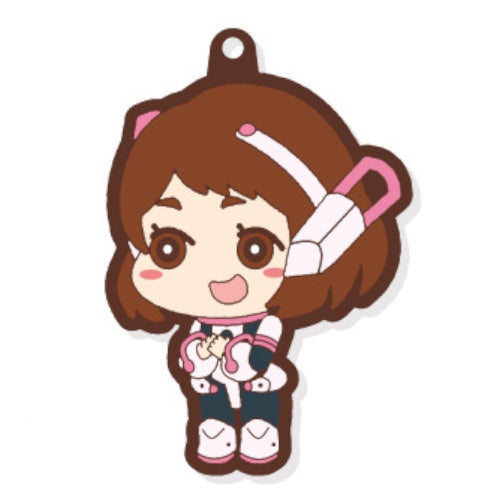 My Hero Academia Mofumofu Rubber Mascot Keychain - 2 Inch Anime Collectible for Backpacks, Cosplay & Gifts | Xebec Official Merchandise
