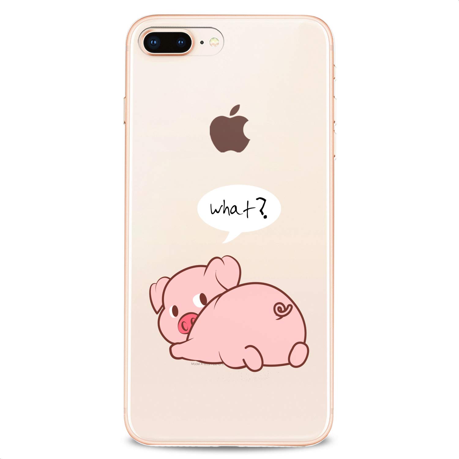 Premium TPU Phone Case for iPhone 16/15/14/13/12/11 Pro Max/Plus/Mini/XS/XR/X/8/7/6/5/SE - Cute Kawaii Animal Patterns, Slim Pink Design with Funny Quotes | Perfect for Girls, Teens & Trendy Protection (School, Work, Travel)