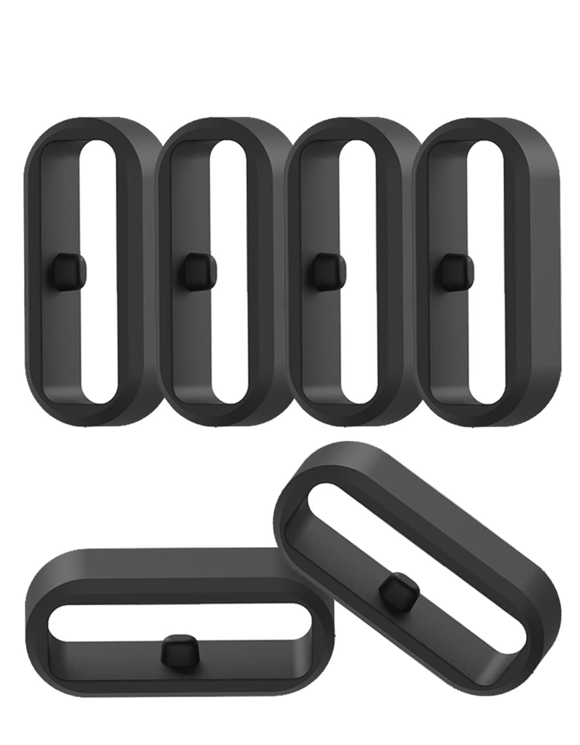 Samsung Galaxy Watch 7/6/5/4/FE Band Fastener Rings - Silicone Replacement Watch Band Loop Holder & Retainer for Galaxy Watch 5 Pro/6/4 Classic/Active 2 - Secure Fit for Workouts & Daily Wear