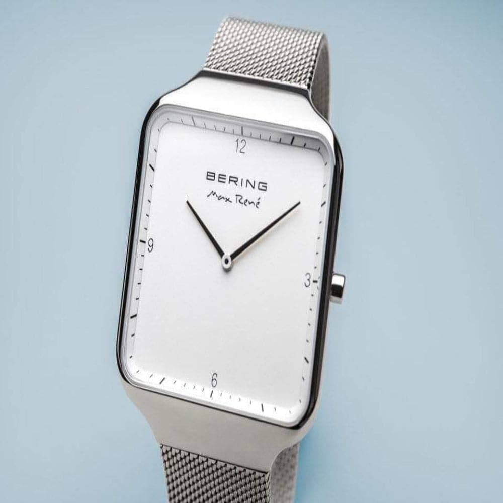 BERING 15832-004 Women's Watch - Elegant Stainless Steel Analog Quartz Wristwatch with Sapphire Crystal, Water Resistant - Perfect for Business, Casual Wear & Special Occasions