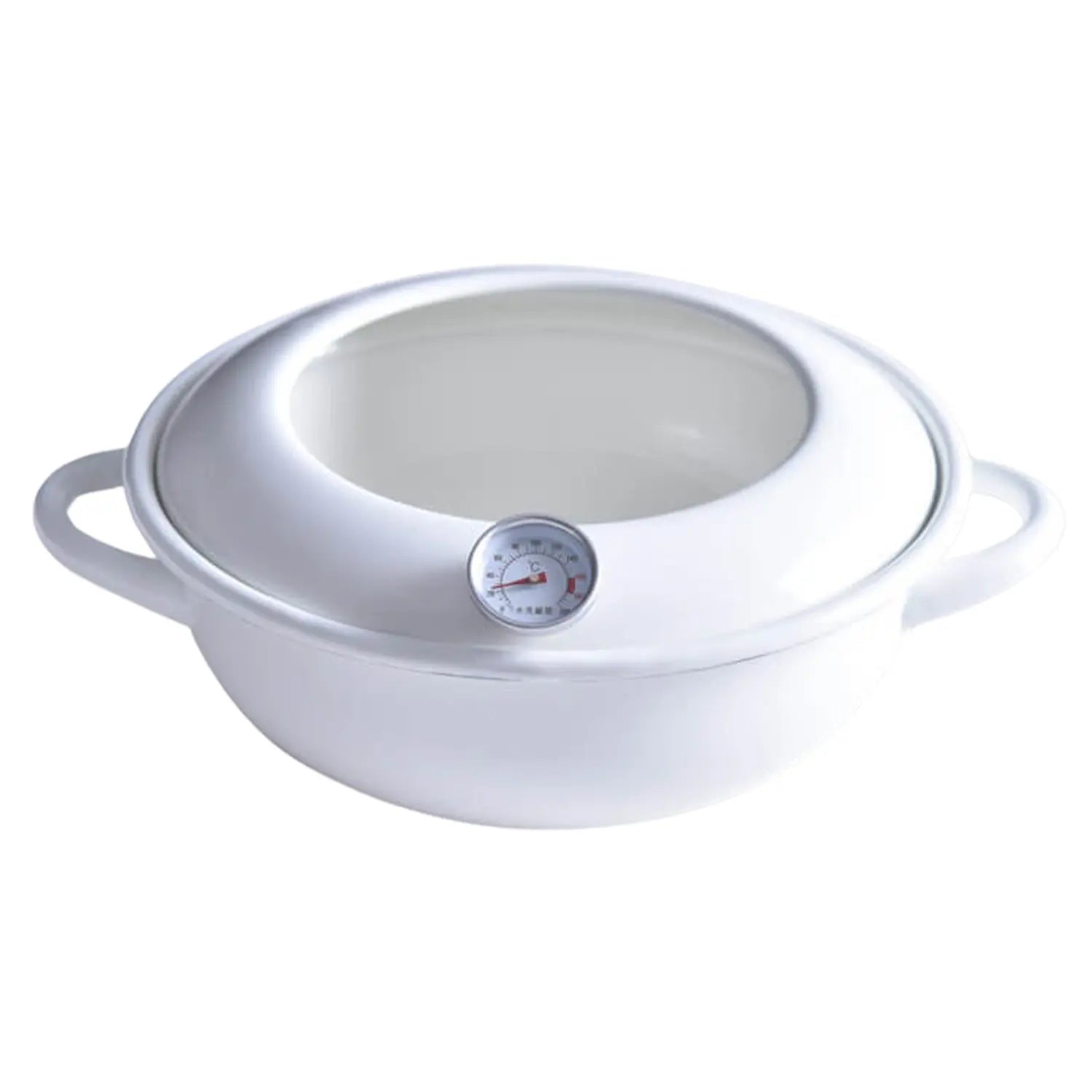 Premium 230mm Enamel Tempura Pot for Japanese Cooking - Durable, Non-Stick & Easy to Clean - Perfect for Home Chefs, Restaurants & Asian Cuisine Lovers