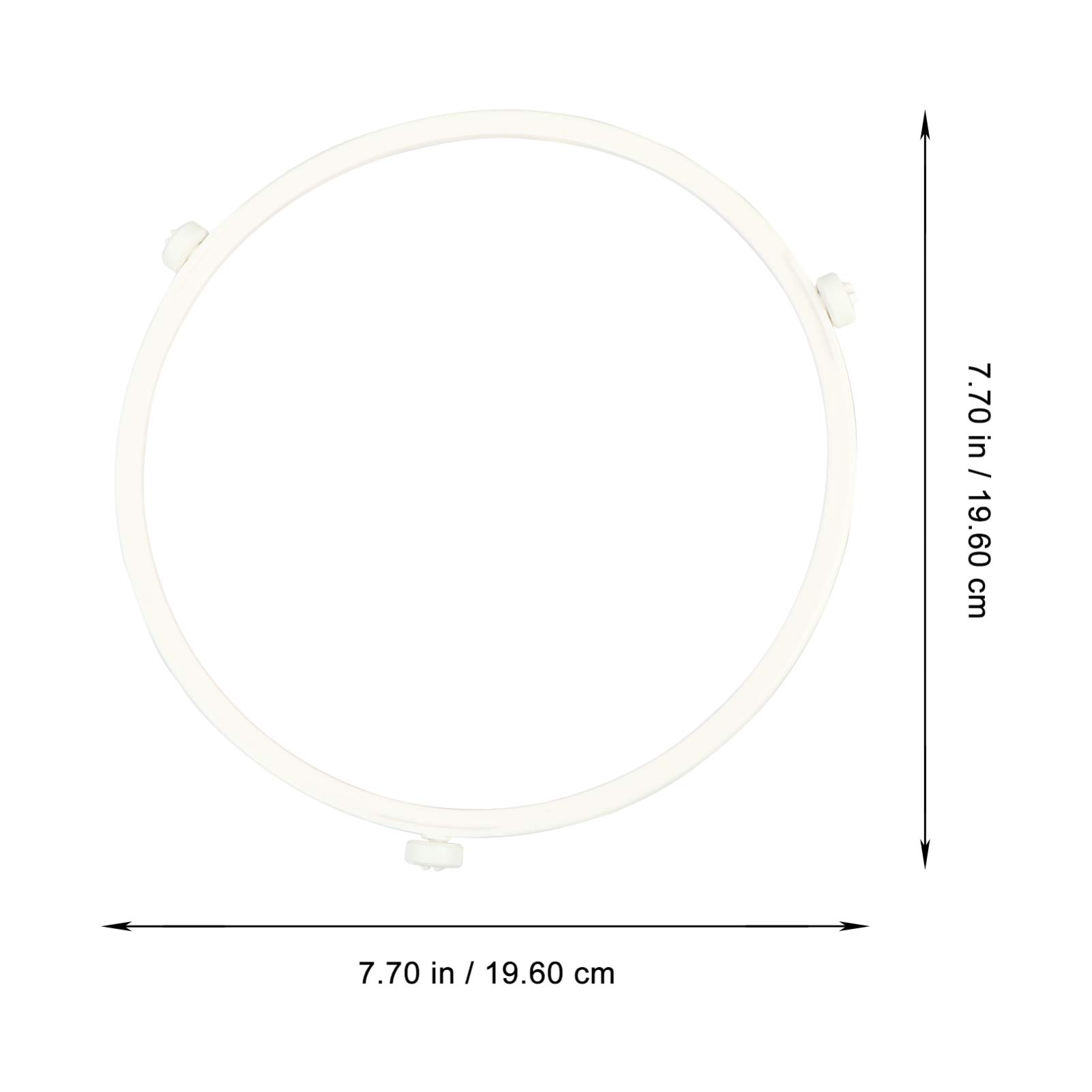 DOITOOL 2-Pack Microwave Oven Turntable Replacement Parts - Durable Rotating Support Ring & Glass Plate Tray for Smooth Cooking - Perfect for Heating Food, Defrosting & Reheating Meals
