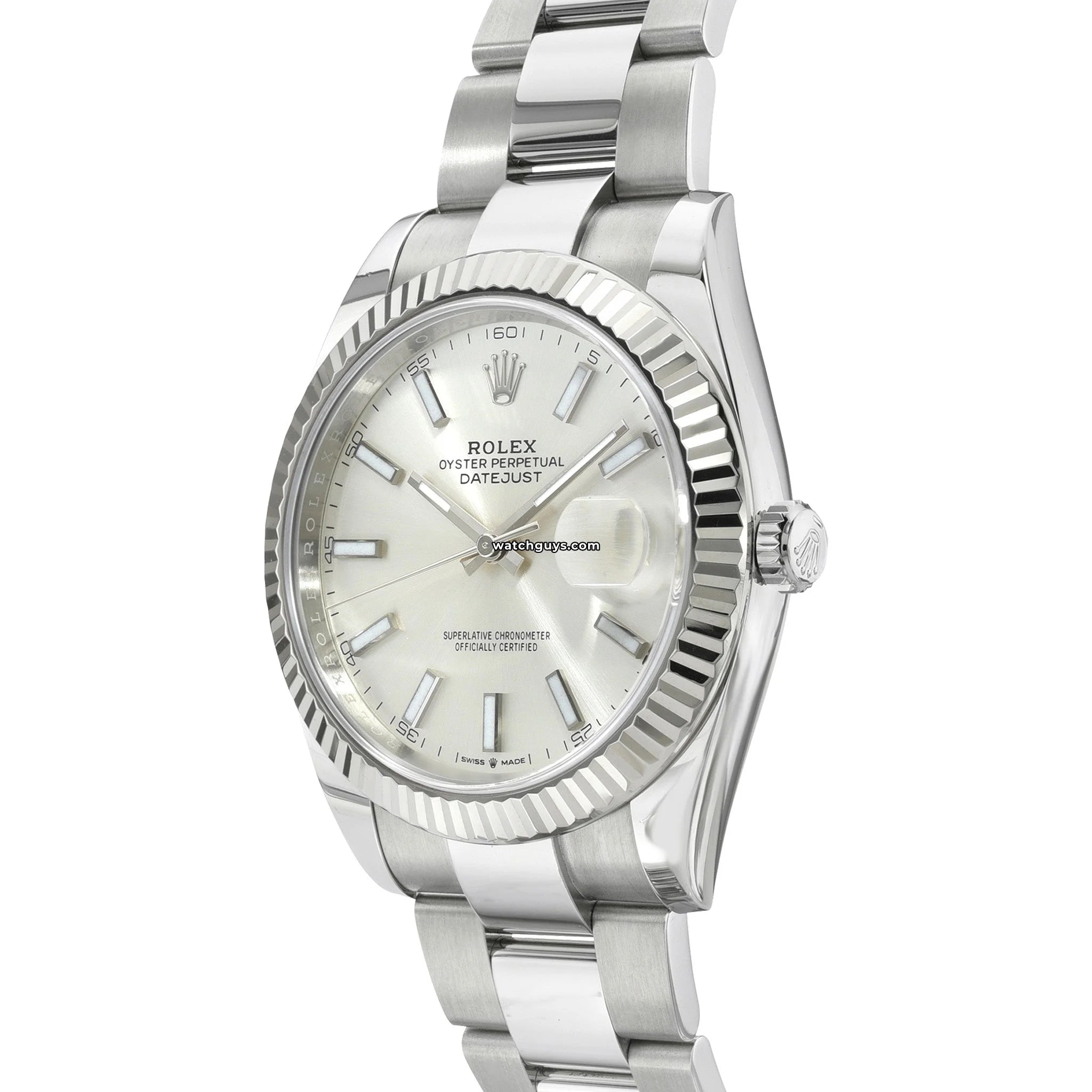 Rolex Datejust 126334 Silver Stainless Steel Watch - Luxury Men's Timepiece for Business, Formal & Special Occasions