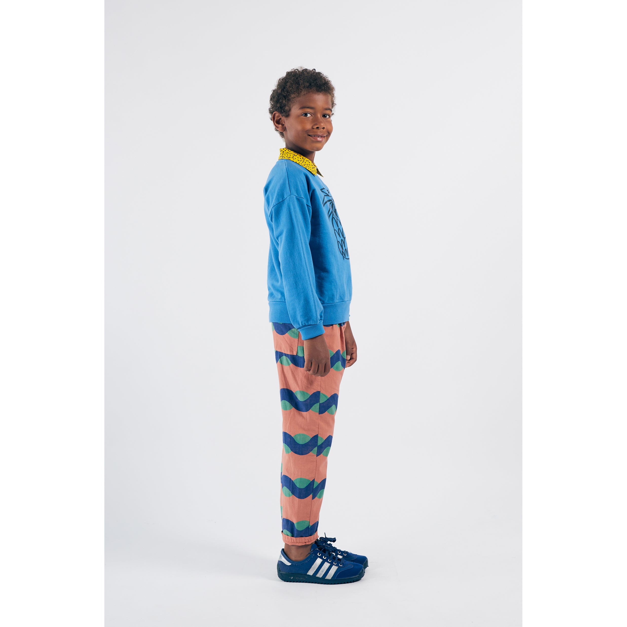 Bobo Choses All Over Sea Print Baggy Trousers for Women - Comfortable Loose Fit Beach Pants, Vacation Wear, Summer Casual Outfits