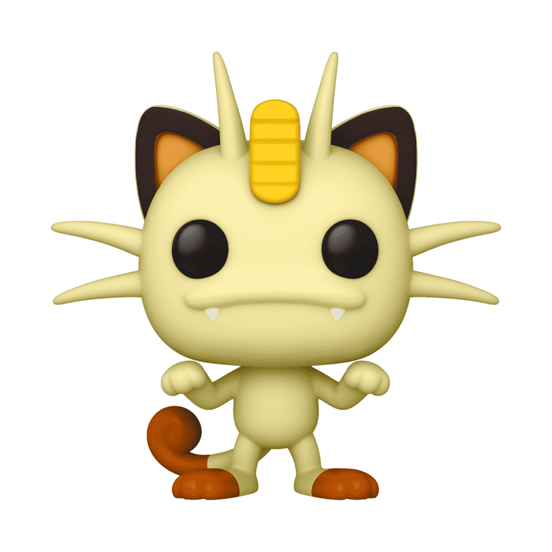 Funko Pop Pokemon Meowth Figure - Collectible Vinyl Toy for Pokemon Fans | Perfect for Display, Gifts & Anime Collections