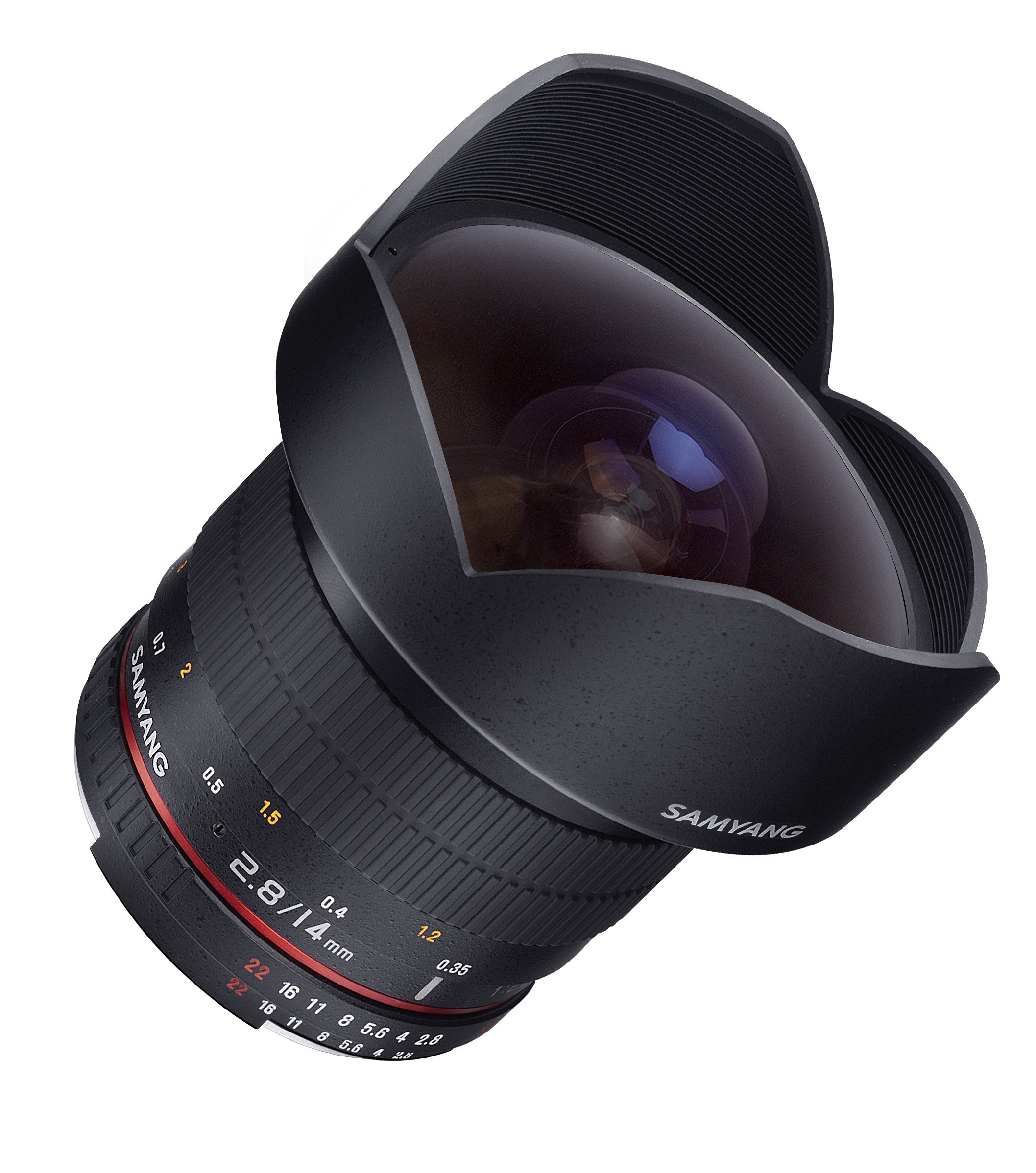 Samyang 14mm F2.8 Ultra Wide Angle Lens for Canon EF Mount - Full Frame Manual Focus Prime Lens with AE Chip (Black) - Perfect for Landscape, Architecture & Astrophotography Photography