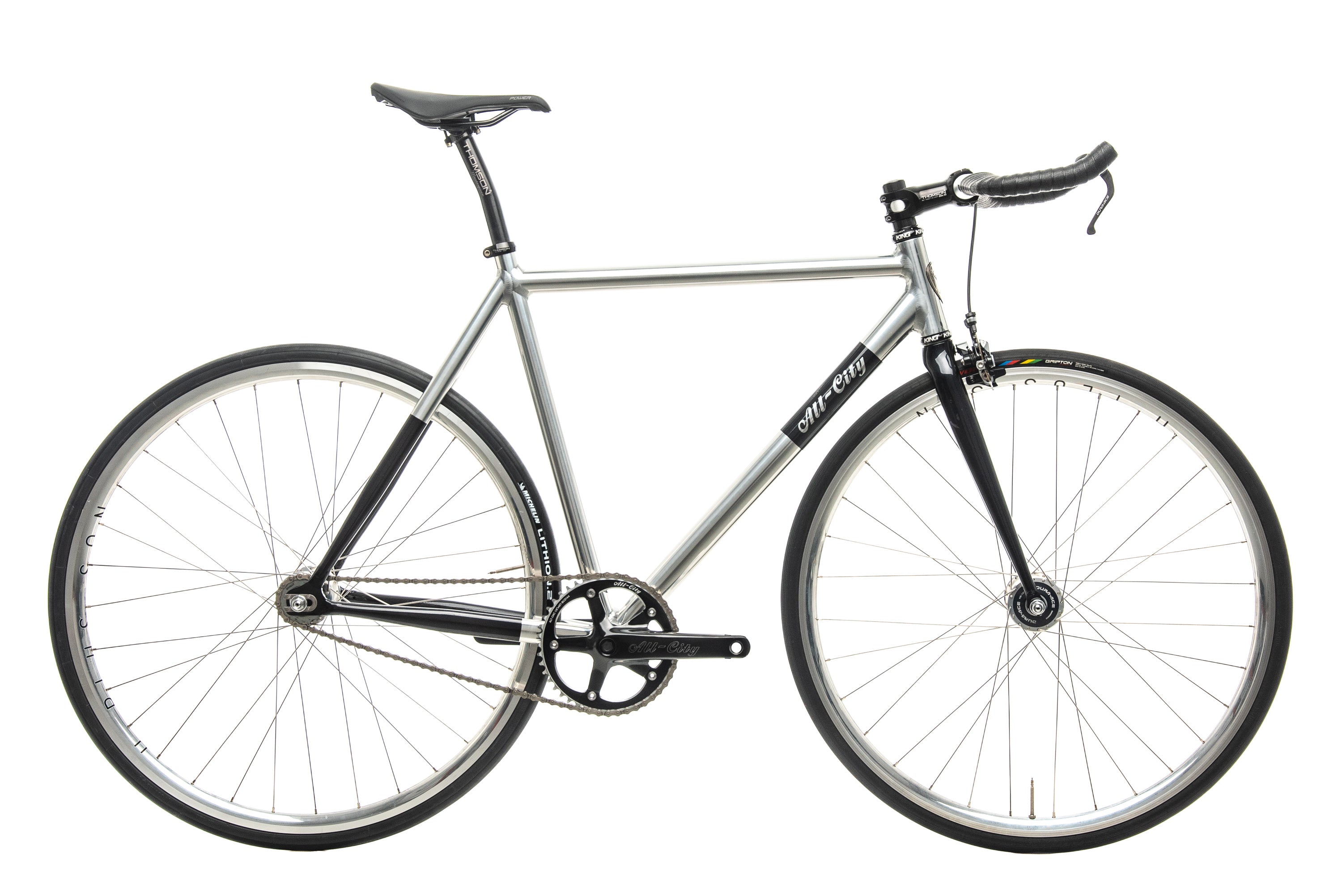 All City Thunderdome Track Bike 2017 - 52cm Fixed Gear Bicycle for Urban Commuting & Speed Training | Perfect for City Riding & Velodrome Racing