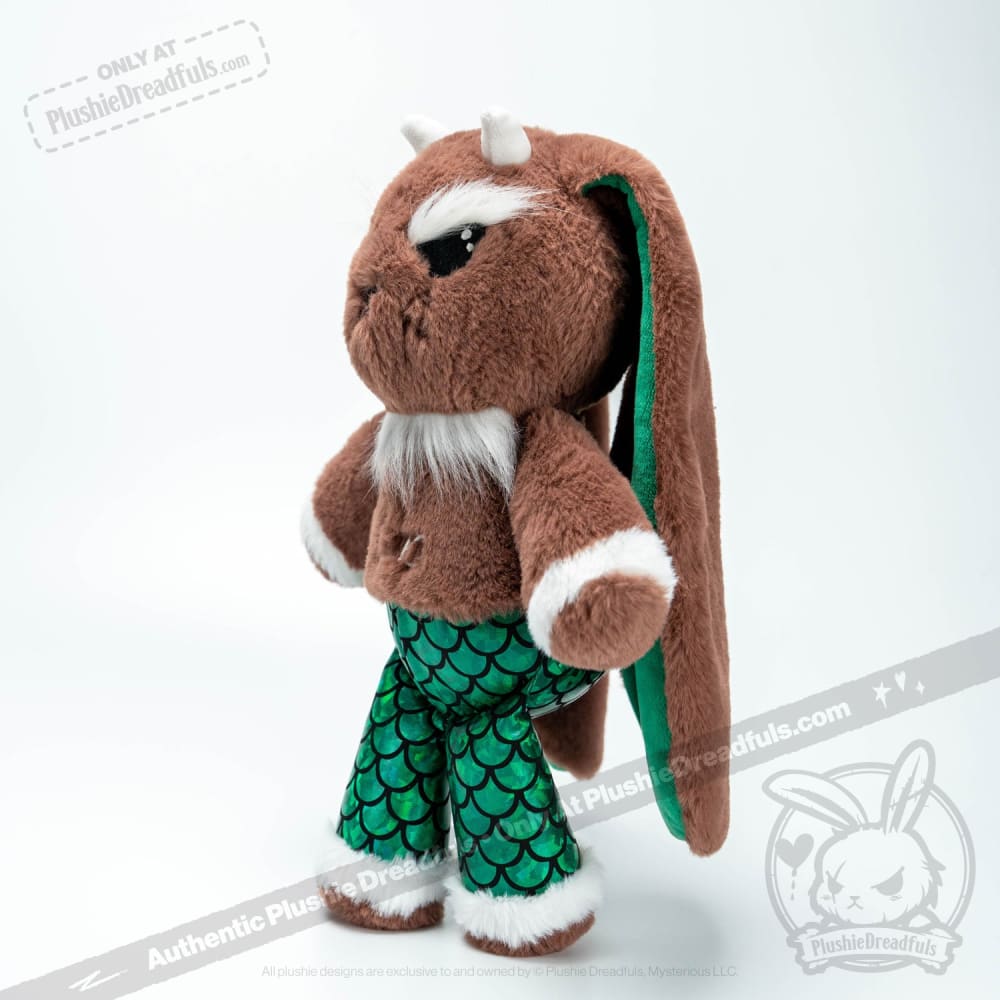 Plushie Dreadfuls Capricorn Rabbit Stuffed Animal - Soft Zodiac Plush Toy for Collectors, Gifts & Home Decor