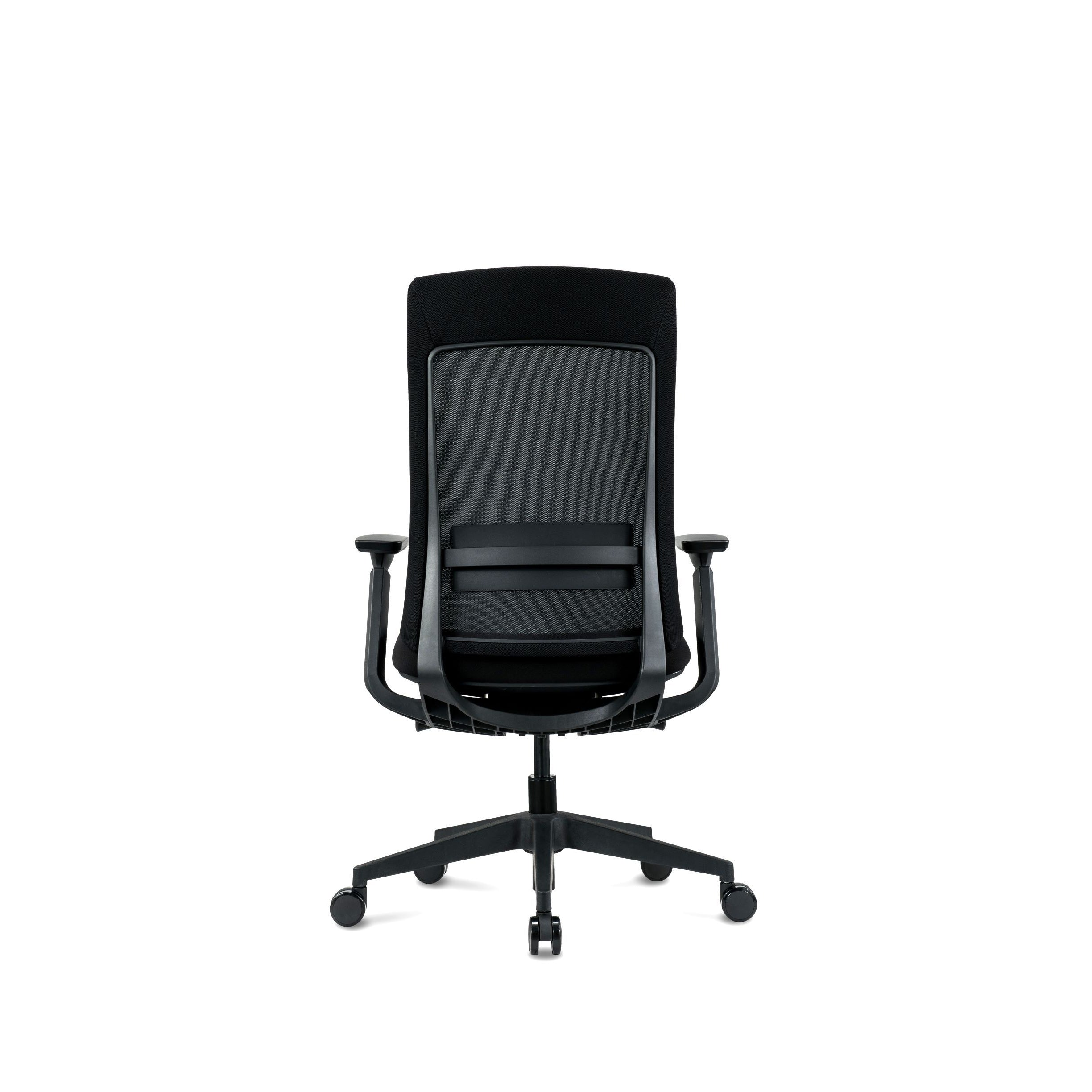 Ergonomic Adjustable Armrest Office Chair with Lumbar Support - Comfortable Mesh Back Task Chair for Home & Office Workspace