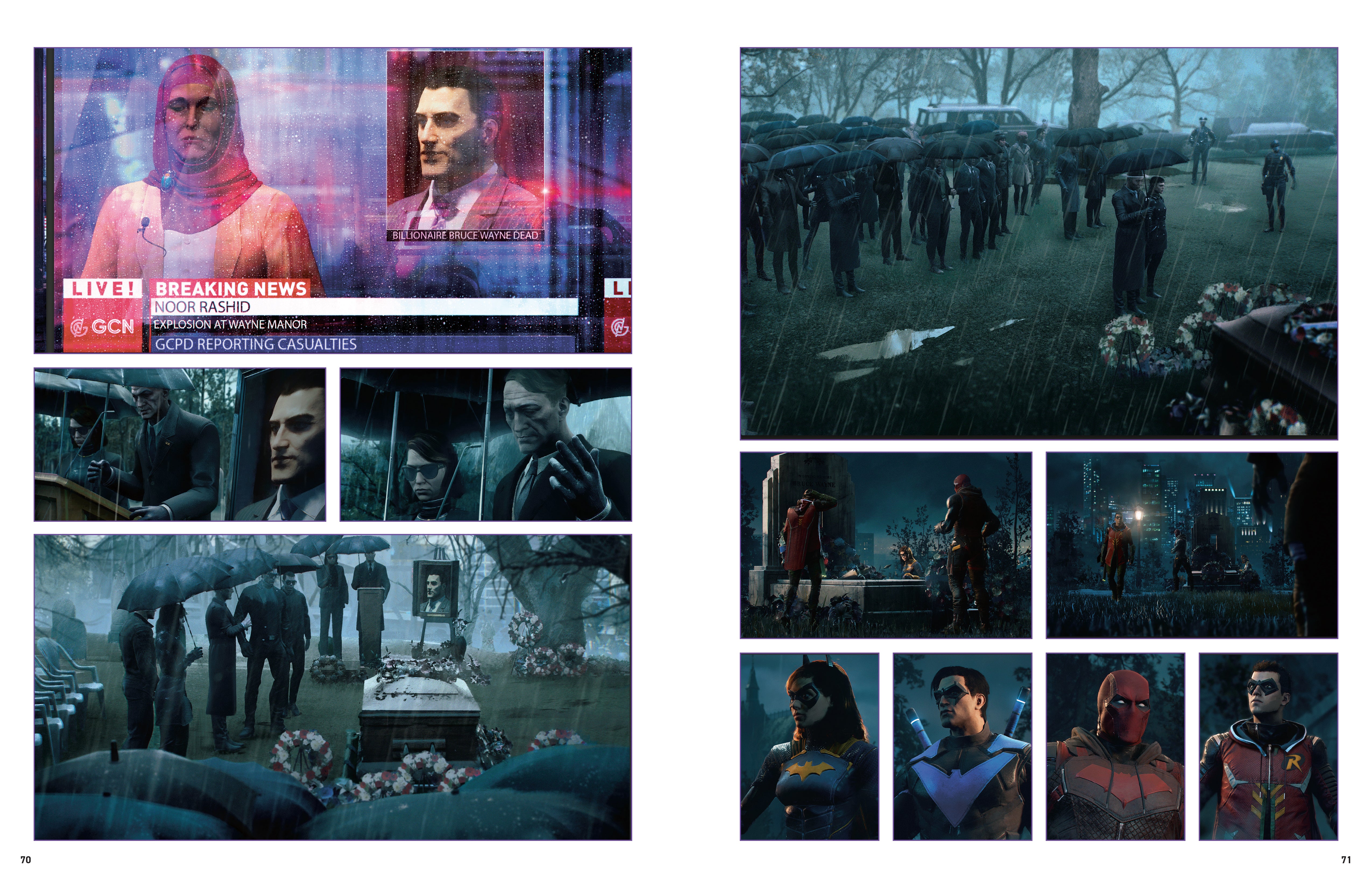 Gotham Knights: The Official Collector's Compendium - Hardcover Art Book with Character Profiles & Concept Art - Perfect for DC Fans, Comic Collectors & Gamers