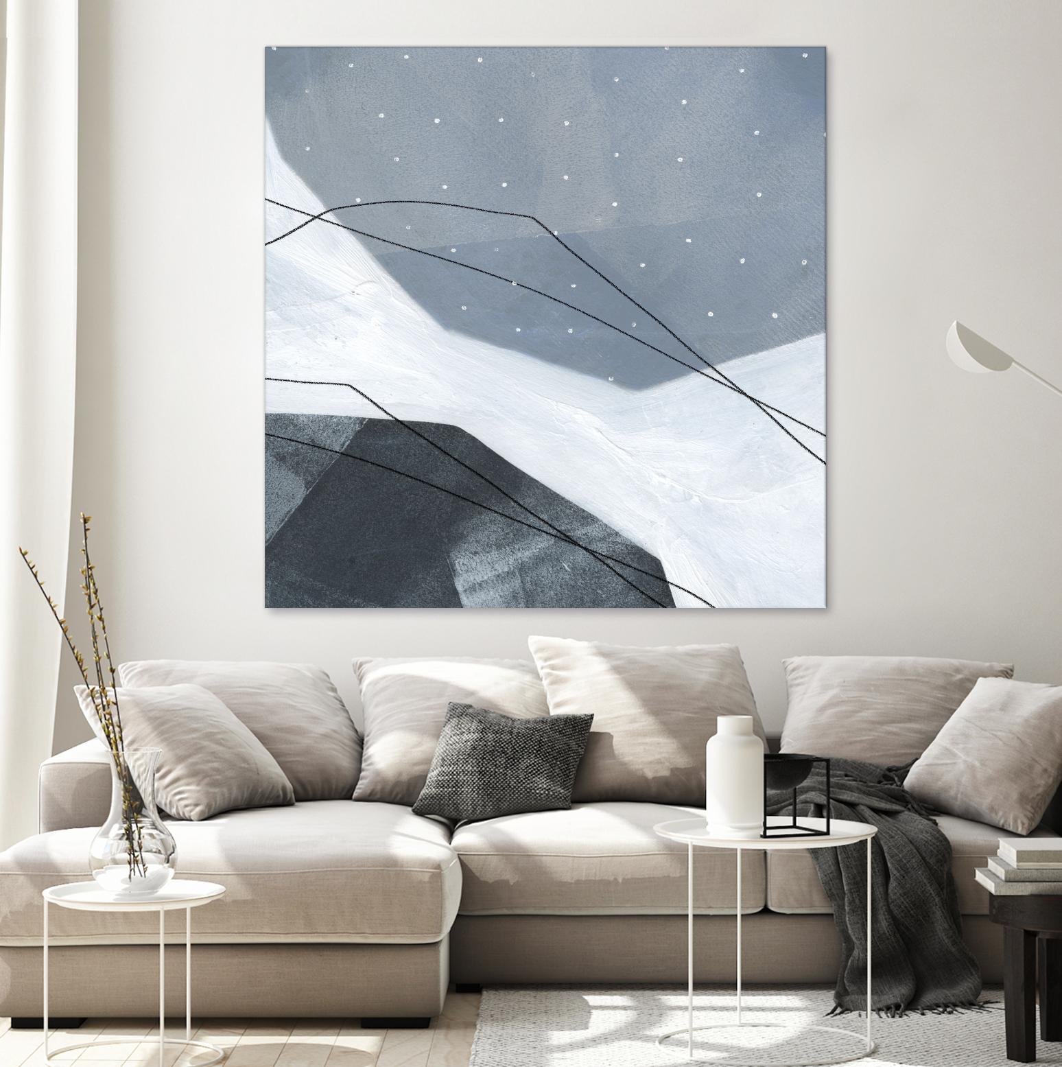 Adjacent Abstraction IV - Modern Abstract Wall Art for Home & Office Decor | Perfect for Living Room, Bedroom, or Workspace
