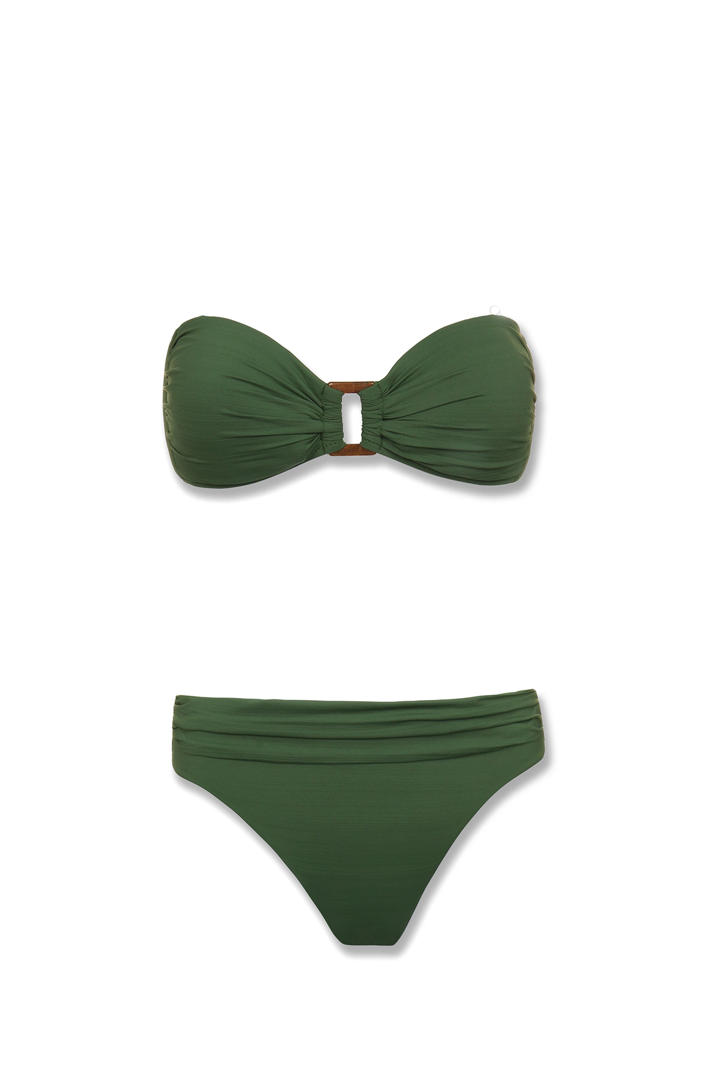Tortoise Bandeau Bra - Textured Fatigue Bralette for Women | Comfortable Seamless Support for Yoga, Lounge & Everyday Wear