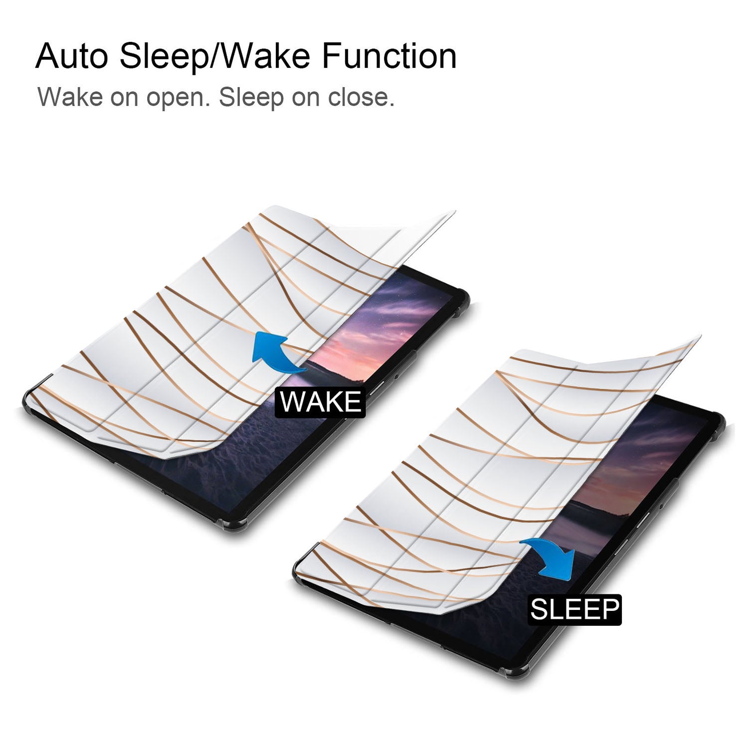 Premium Samsung Tablet Case - Slim Protective Cover for Samsung Galaxy Tab A/S/S7/S8 - Durable Shockproof & Scratch-Resistant Design - Perfect for Work, Travel & Home Use