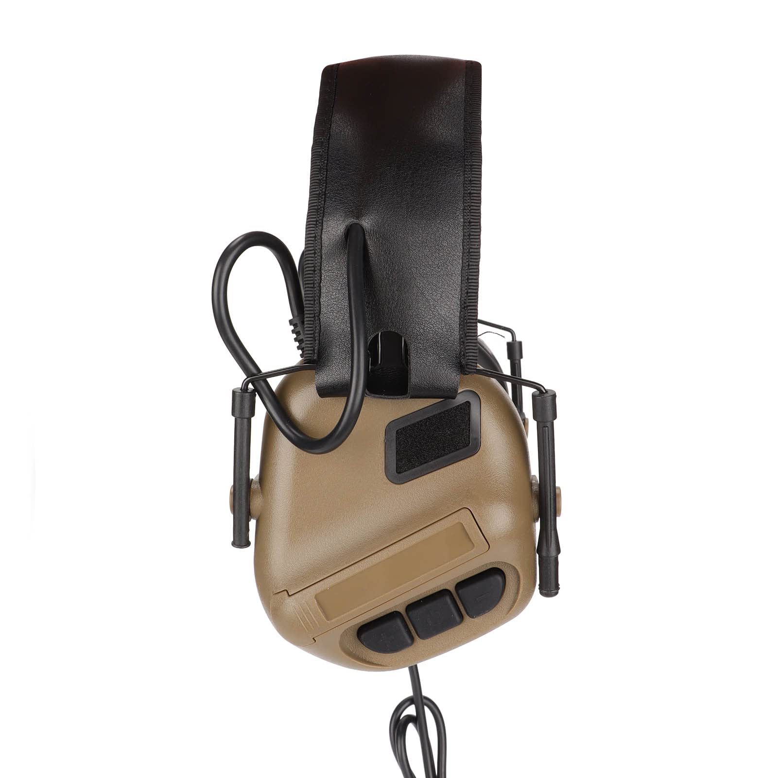 Military Headset with Microphone - Retractable Gaming & Hunting Headphones for Walkie Talkie Radios (No Noise Cancelling) - Ideal for Tactical Operations, Airsoft, and Outdoor Adventures