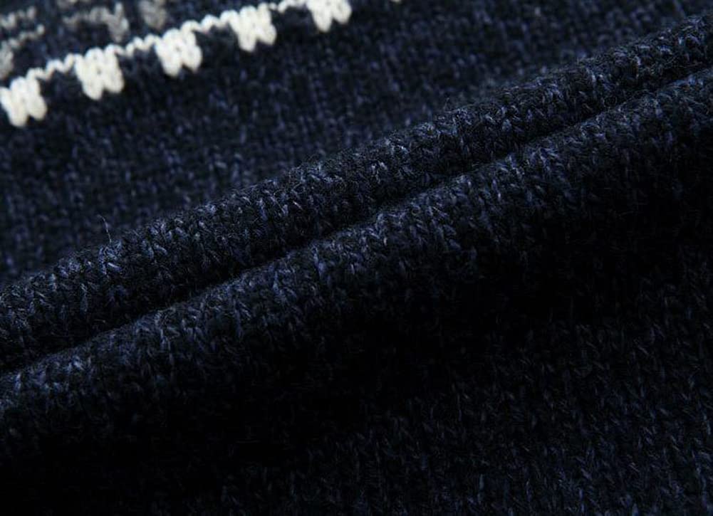 Kedera Men's Stand Collar Cable Knit Cardigan - Thick Full Zip Sweater with Stylish Pattern | Perfect for Casual Outfits, Office Wear & Winter Layering