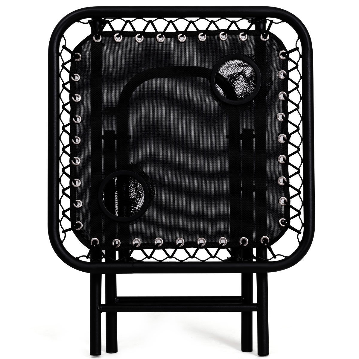 Giantex 3-Piece Zero Gravity Chair Set - Patio Chaise Lounge Chairs for Outdoor, Yard, Pool - Folding Recliner with Side Table (Black) | Perfect for Backyard Relaxation, Beach Lounging & Poolside Comfort