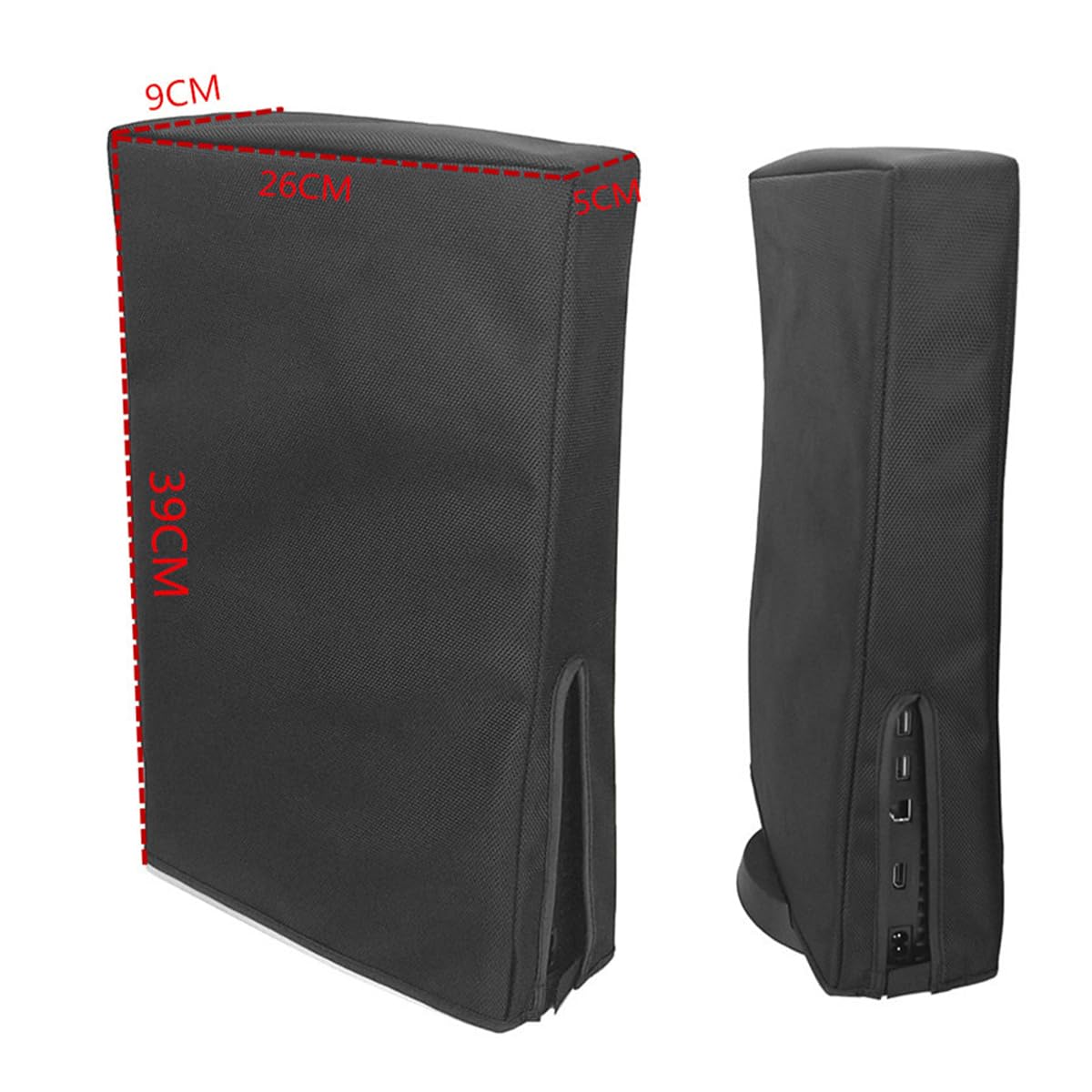 ANCLLO Dustproof Cover for PS5 Console - Waterproof & Scratch-Resistant Oxford Fabric with Rear Cable Port - Compatible with PS5 Digital & Disc Edition - Perfect for Gaming Setup & Console Protection