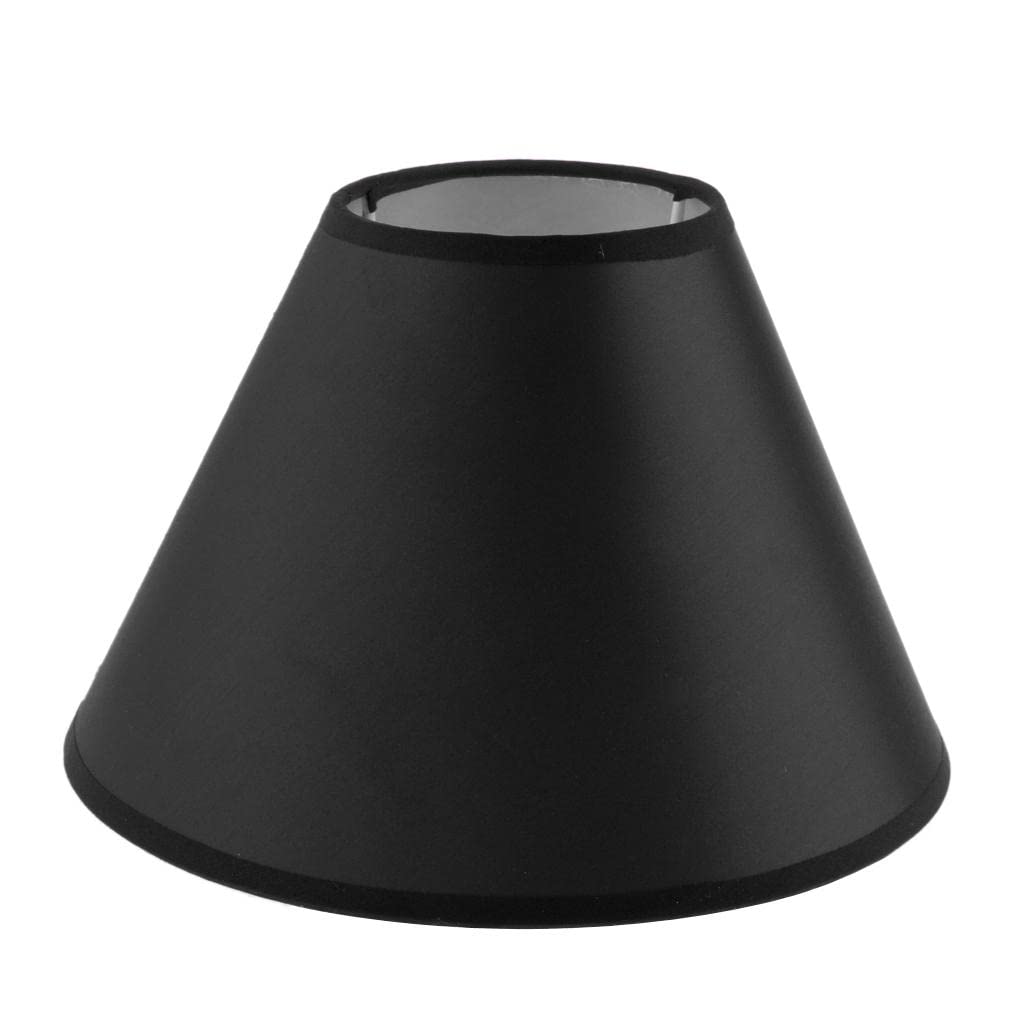 Kesoto Modern Table Lamp - Black Nightstand & Desk Lamp with Shade for Living Room, Bedroom, Office | Perfect for Reading, Working & Bedside Lighting